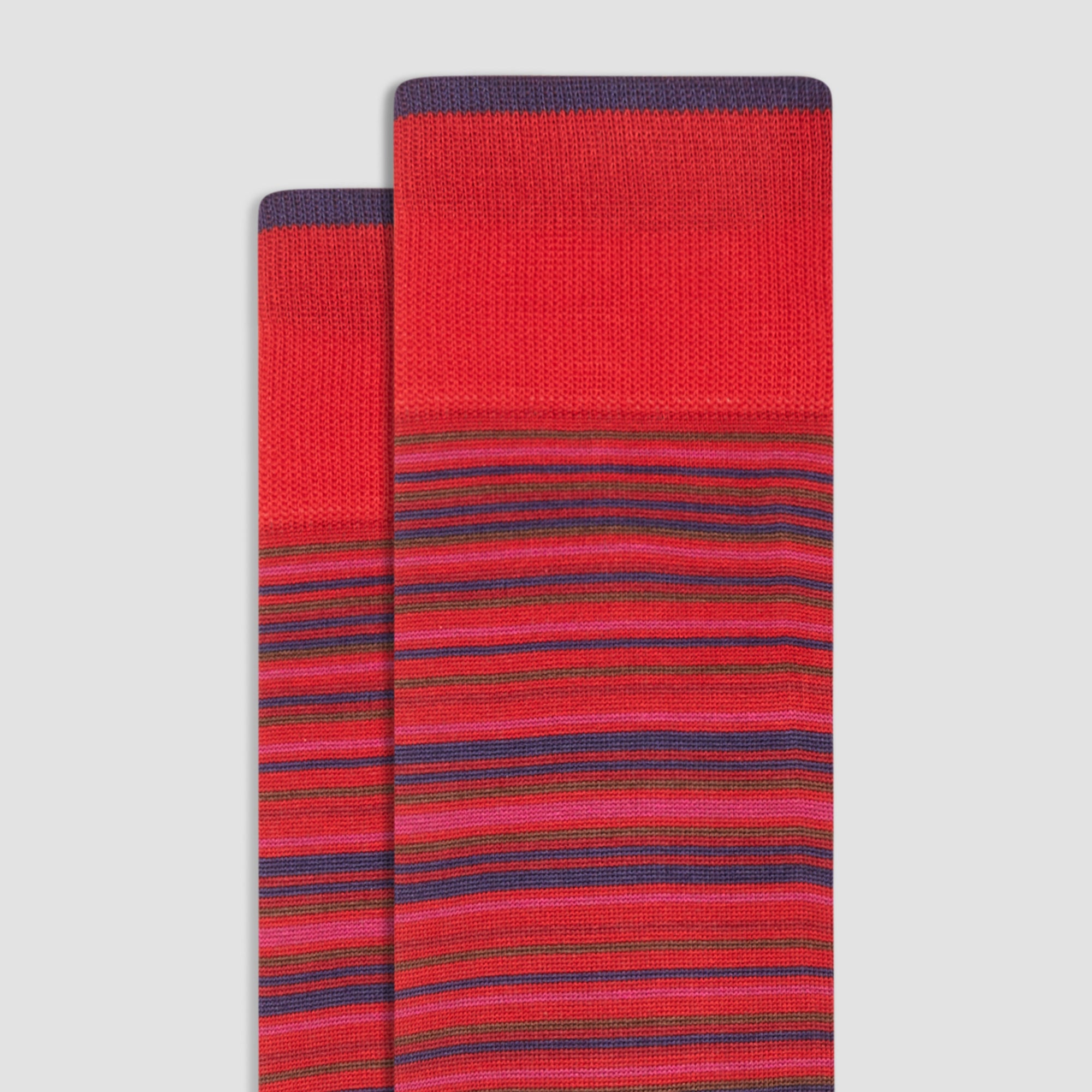 Striped Mid-Calf Socks