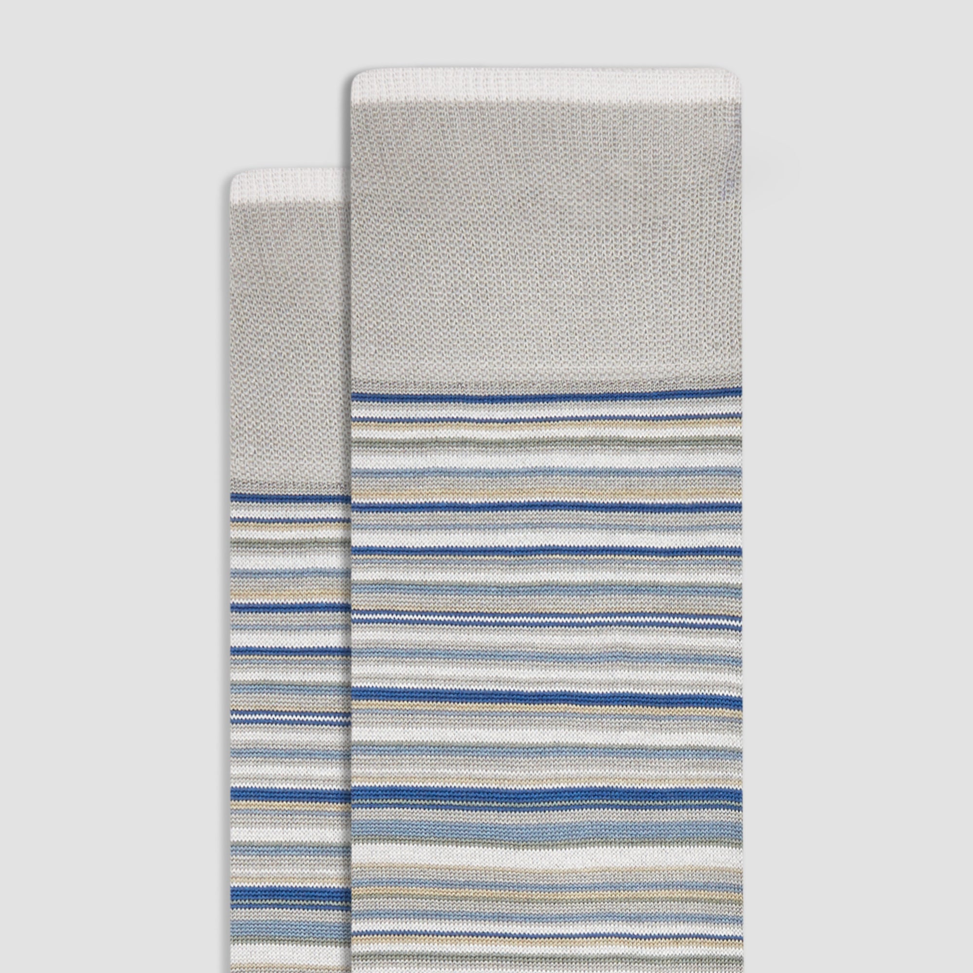 Striped Mid-Calf Socks
