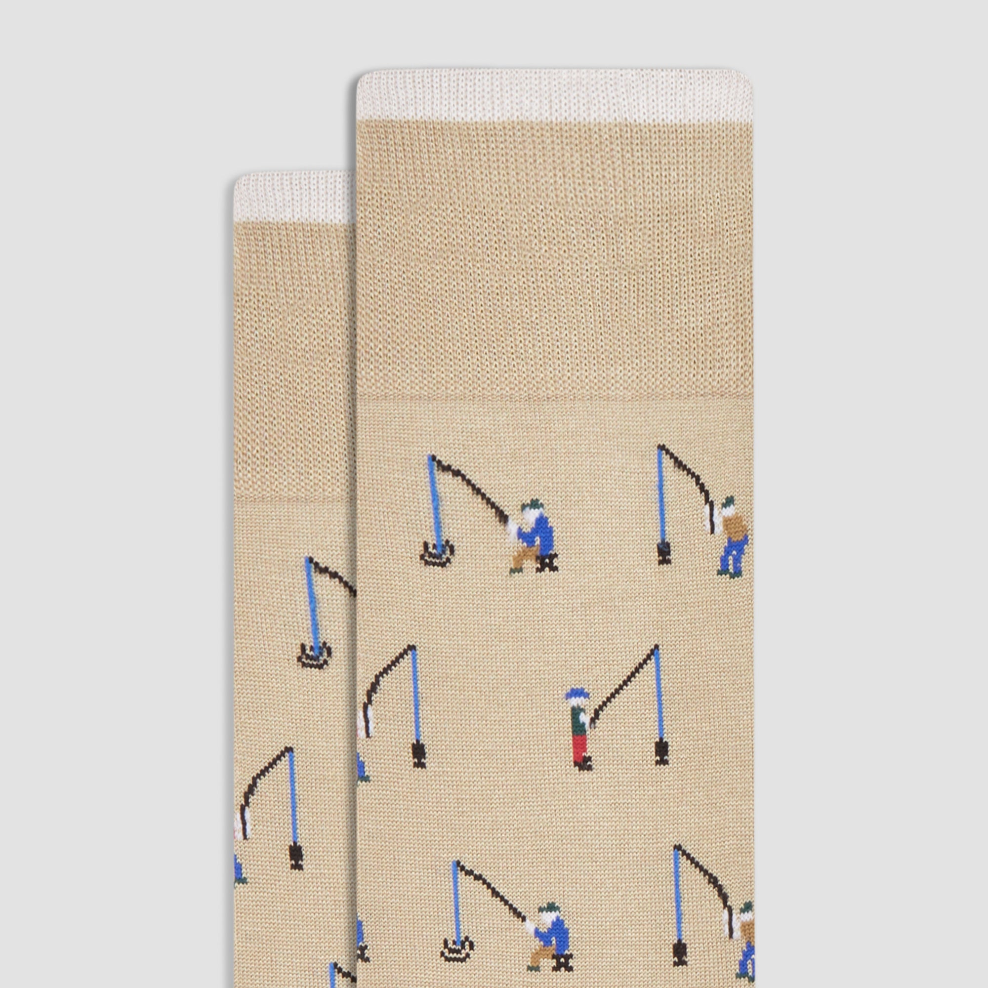 Fisherman Mid-Calf Socks