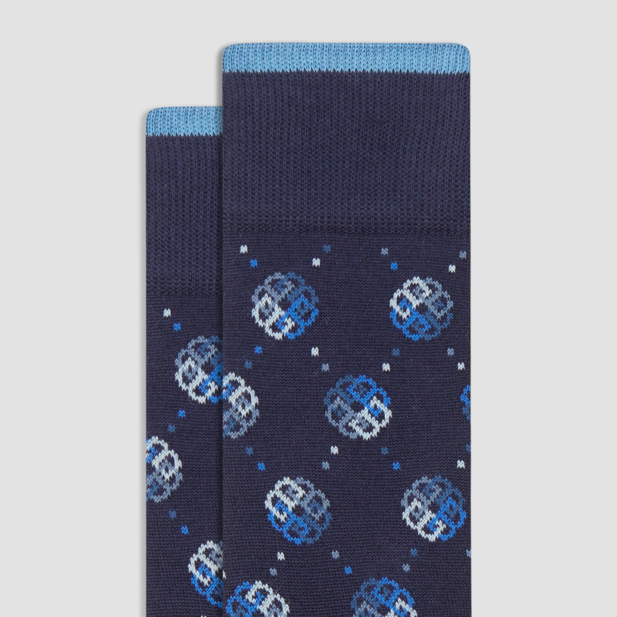 Geometric Mid-Calf Socks