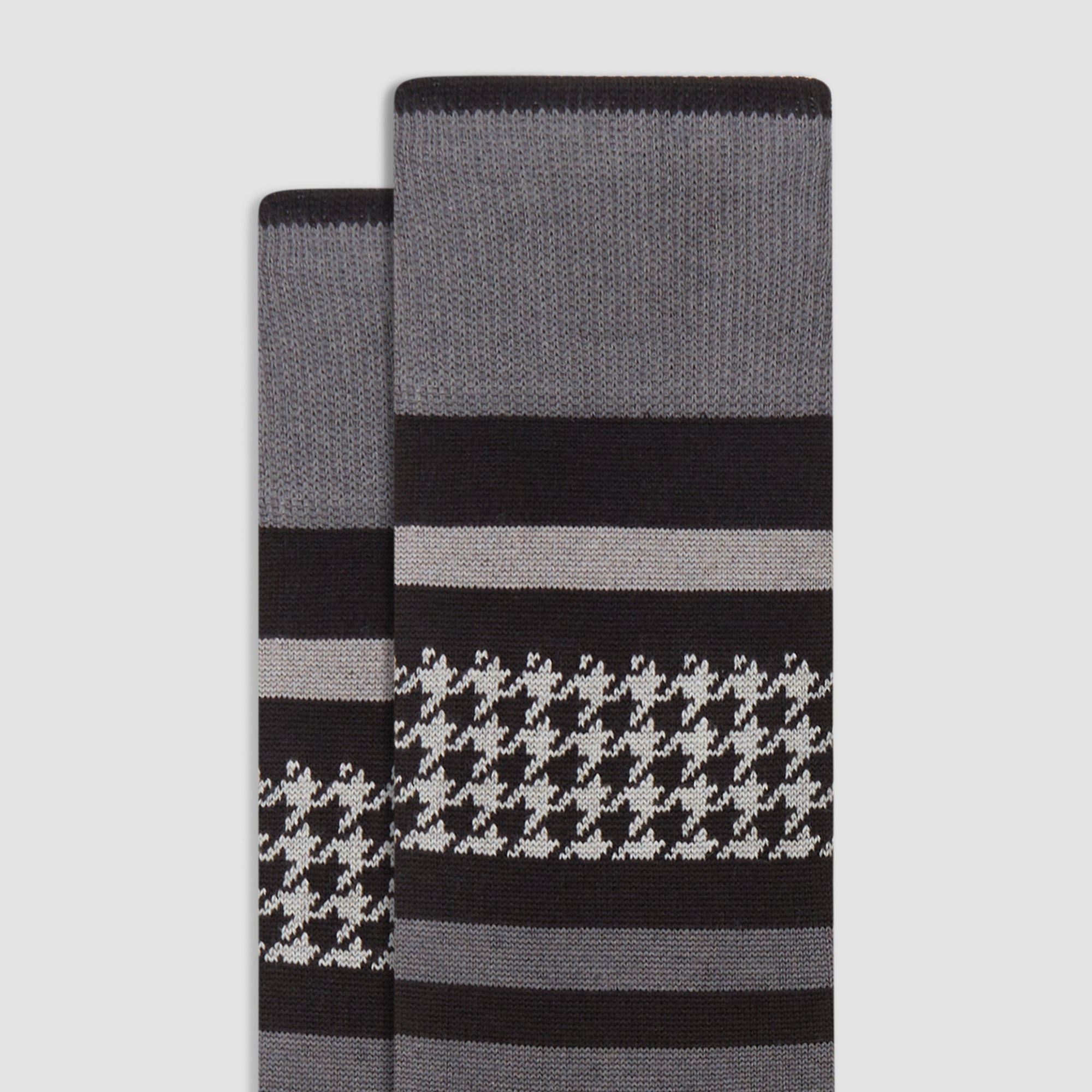 Hound's Tooth Mid-Calf Socks
