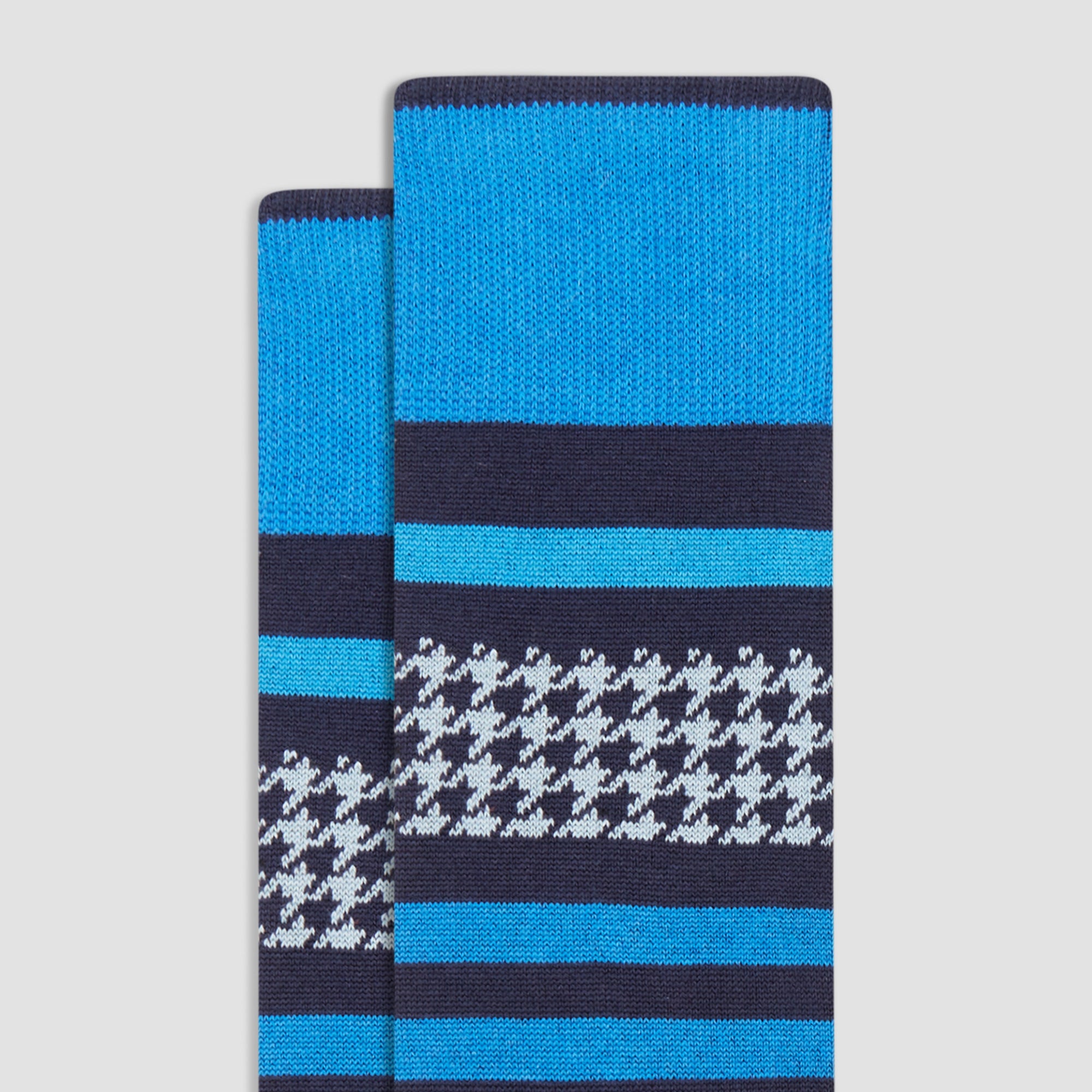 Hound's Tooth Mid-Calf Socks