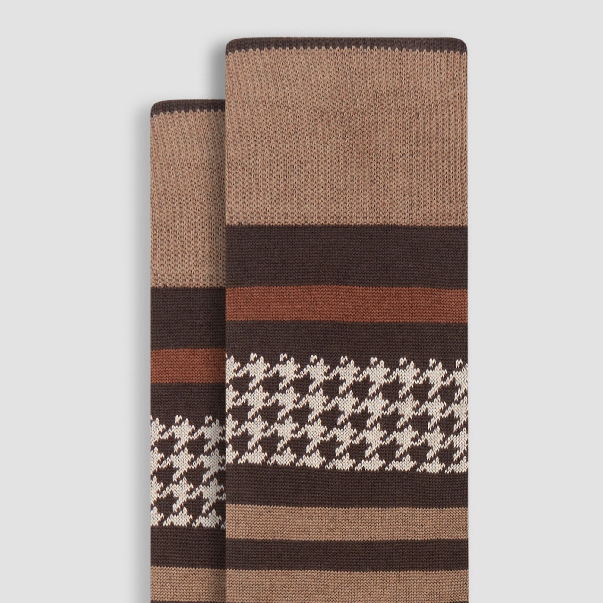 Hound's Tooth Mid-Calf Socks