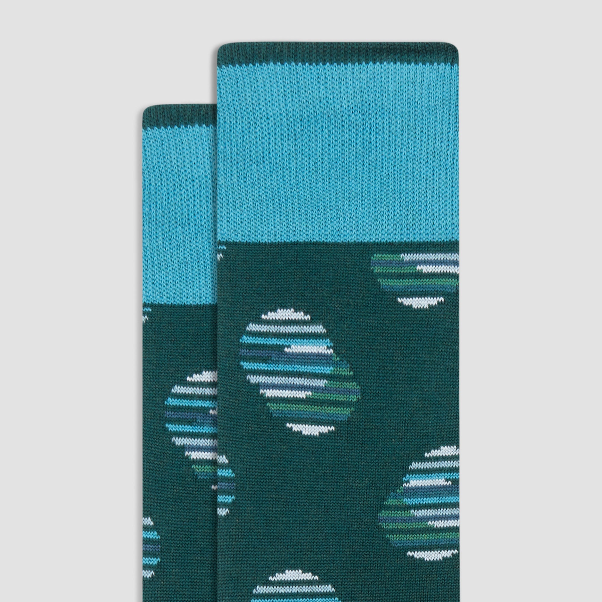 Geometric Mid-Calf Socks