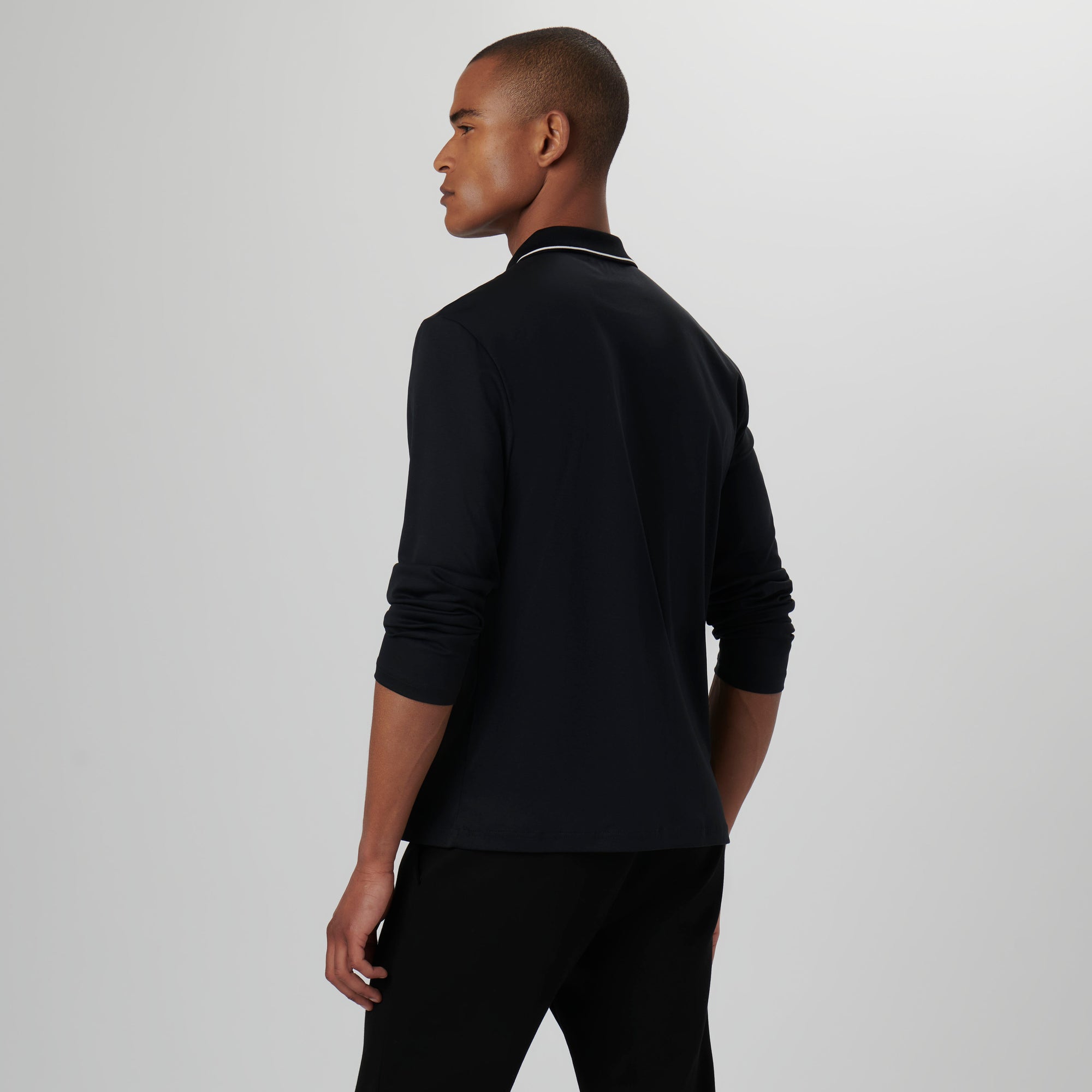 Long-sleeved Polo Shirt