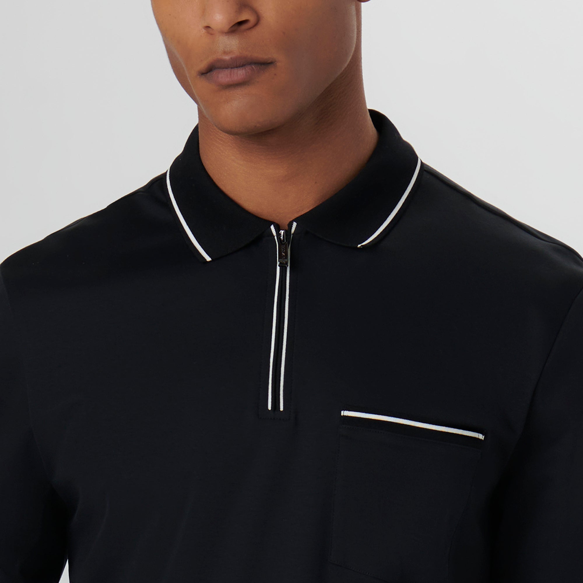 Long-sleeved Polo Shirt