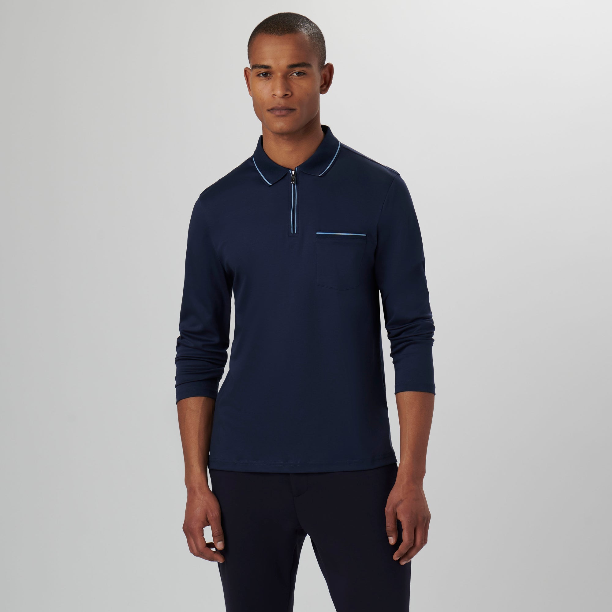 Long-sleeved Polo Shirt