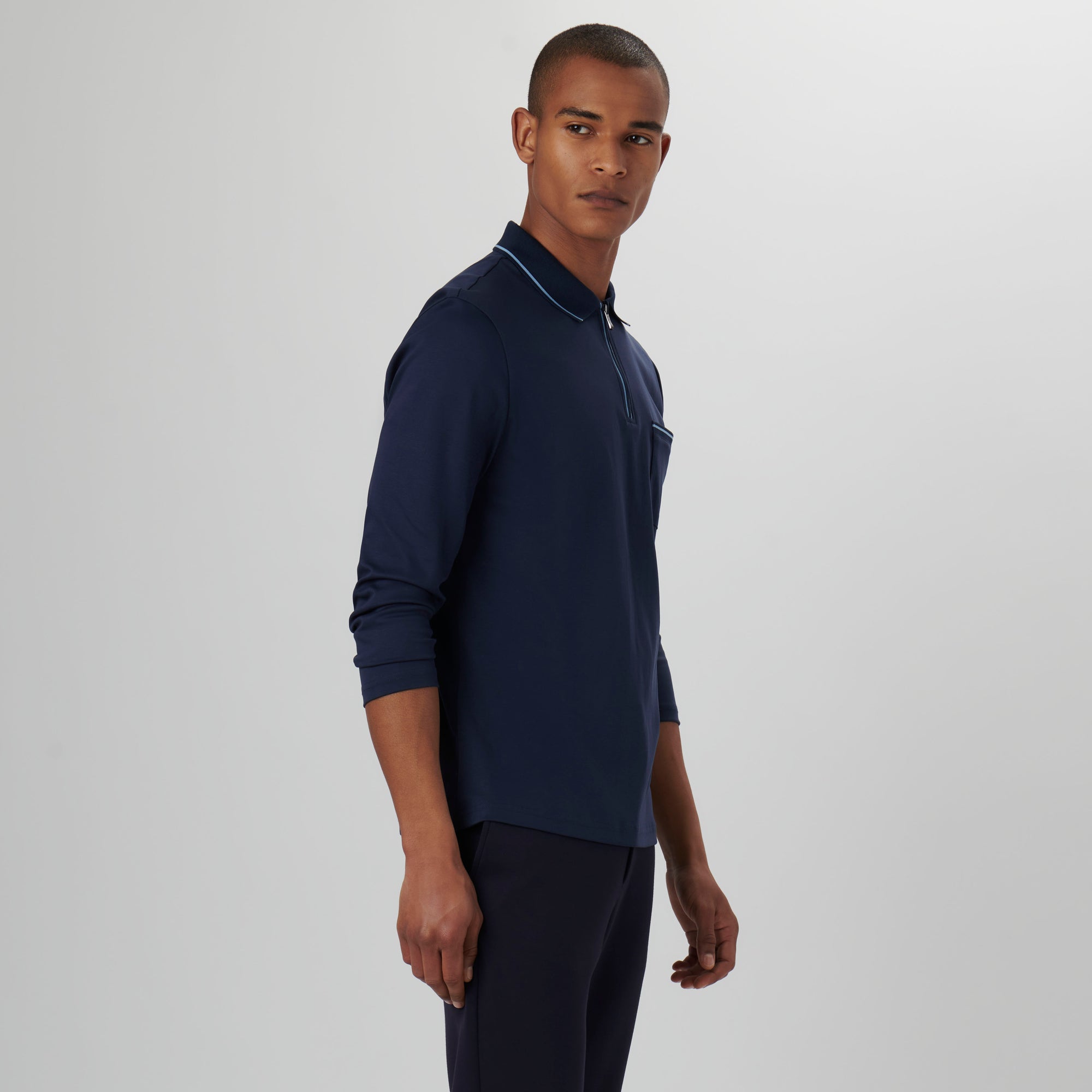 Long-sleeved Polo Shirt