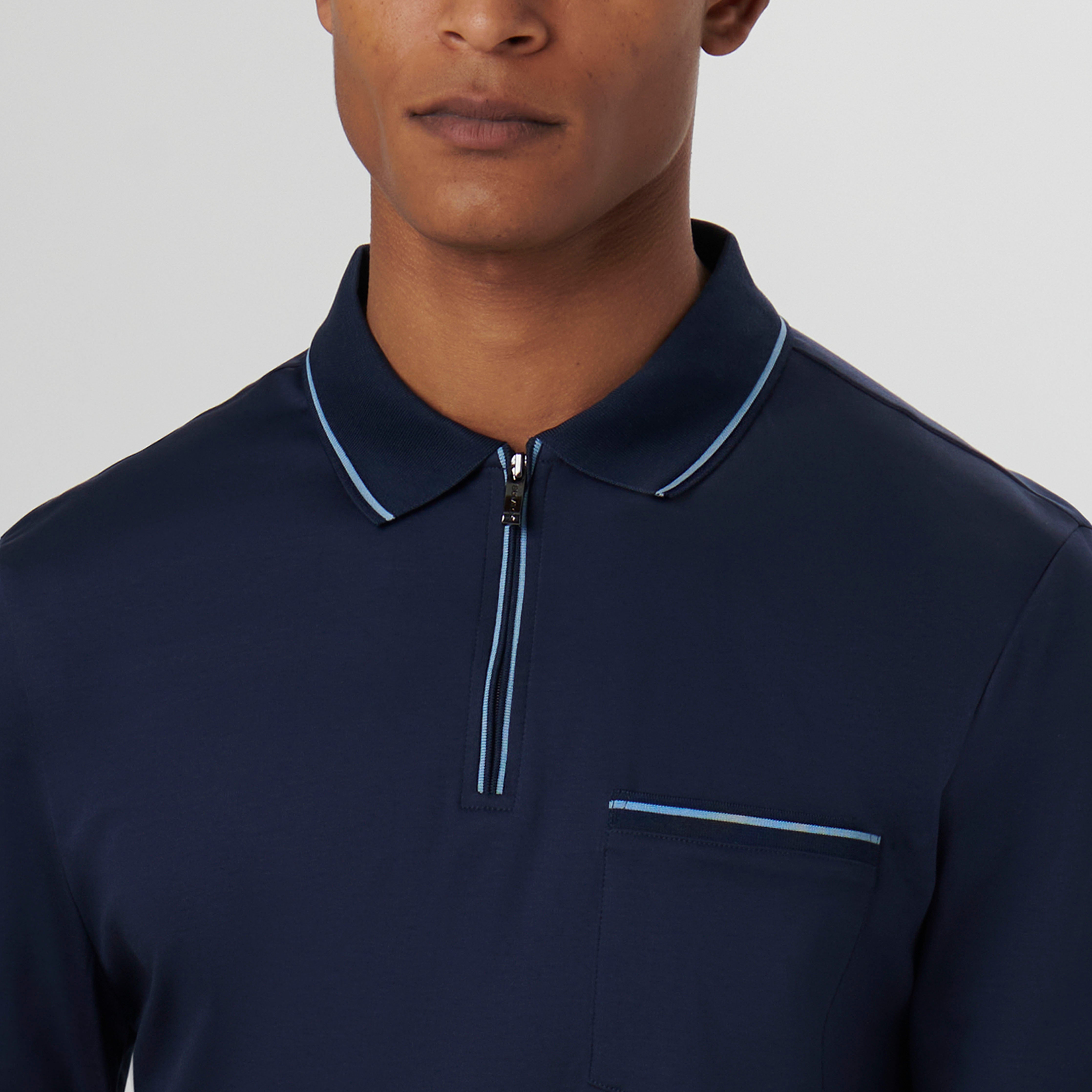 Long-sleeved Polo Shirt – BUGATCHI