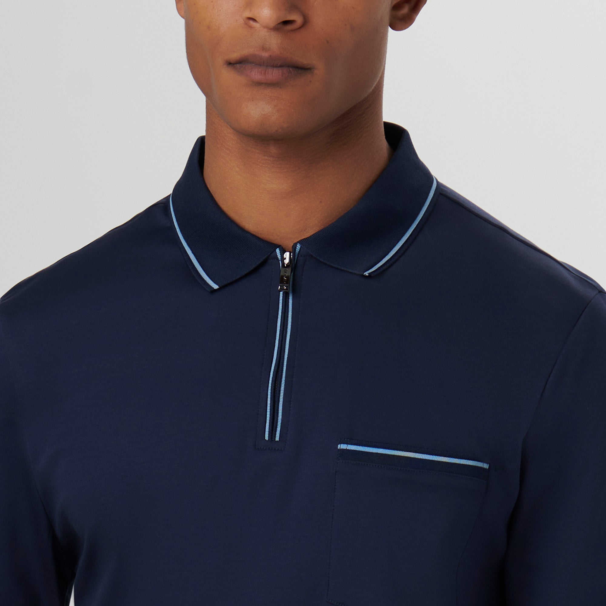 Long-sleeved Polo Shirt