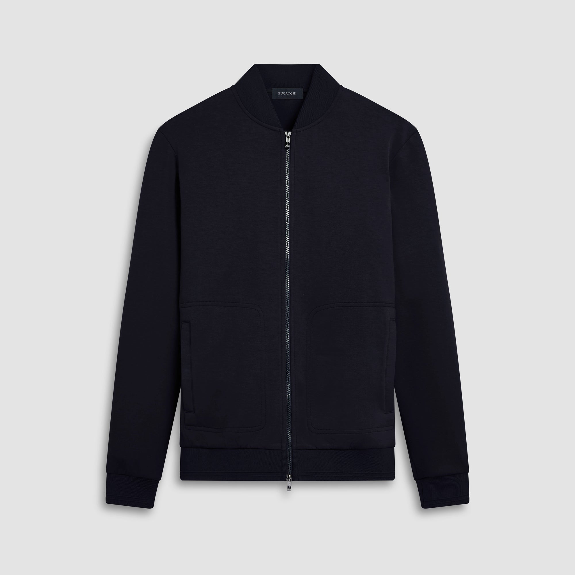 Soft Touch Knit Bomber Jacket