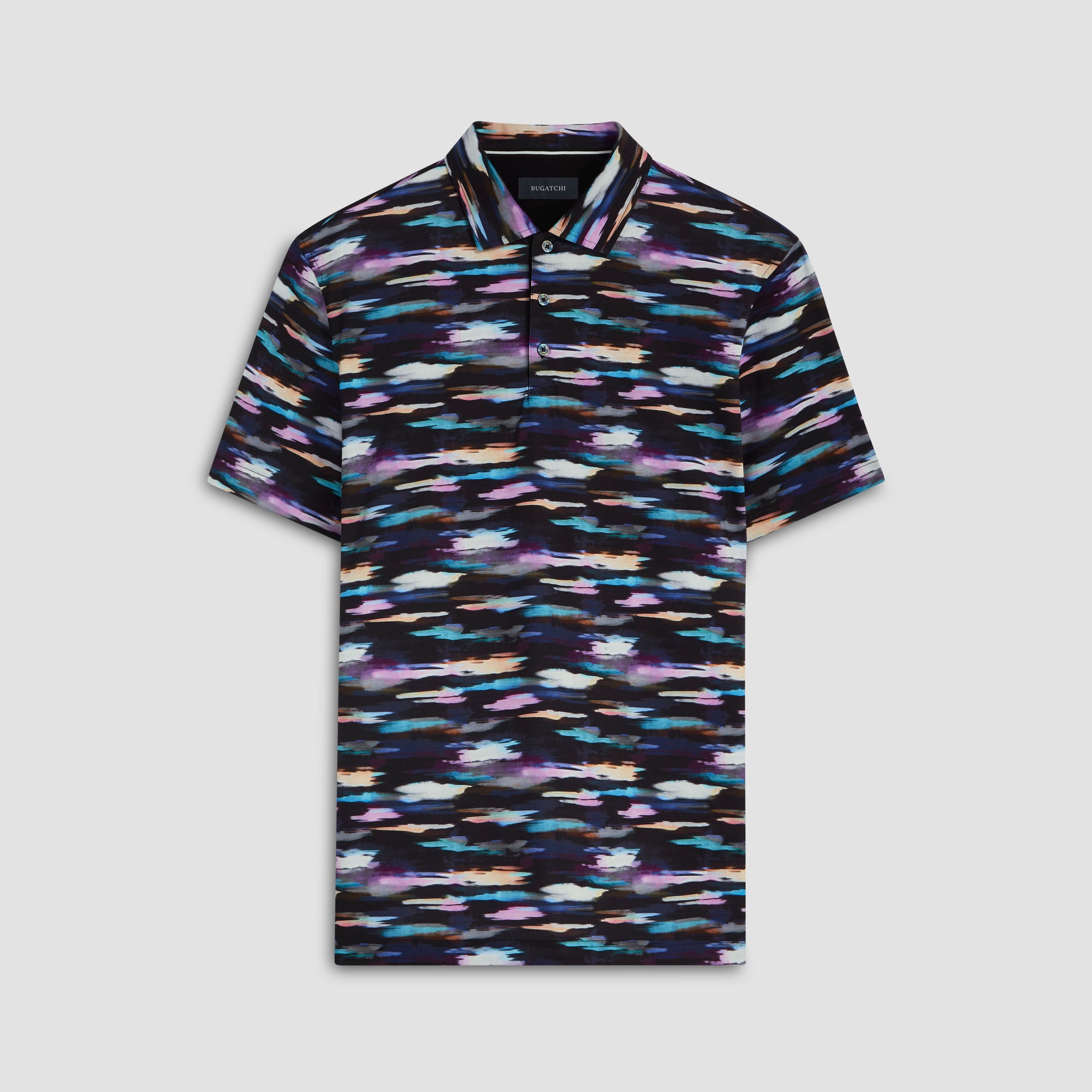 Hendrix Abstract Print Polo Shirt