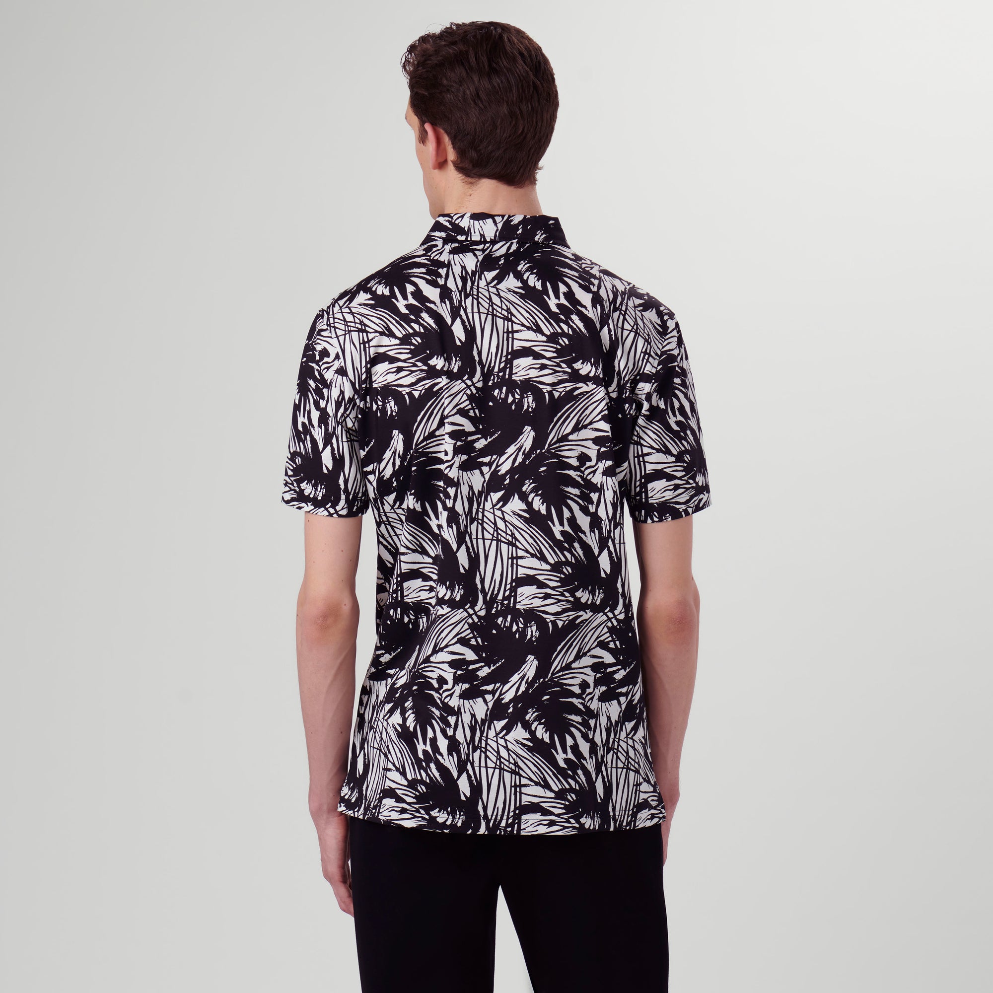 Hendrix Abstract Print Polo Shirt