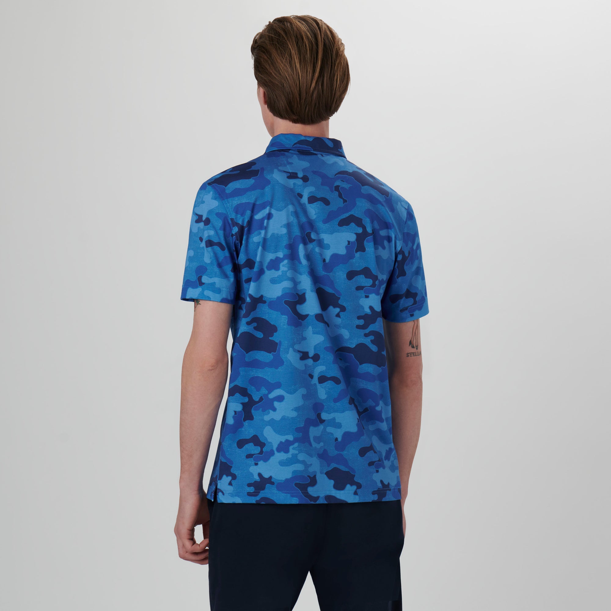 Hendrix Camouflage Print Polo Shirt