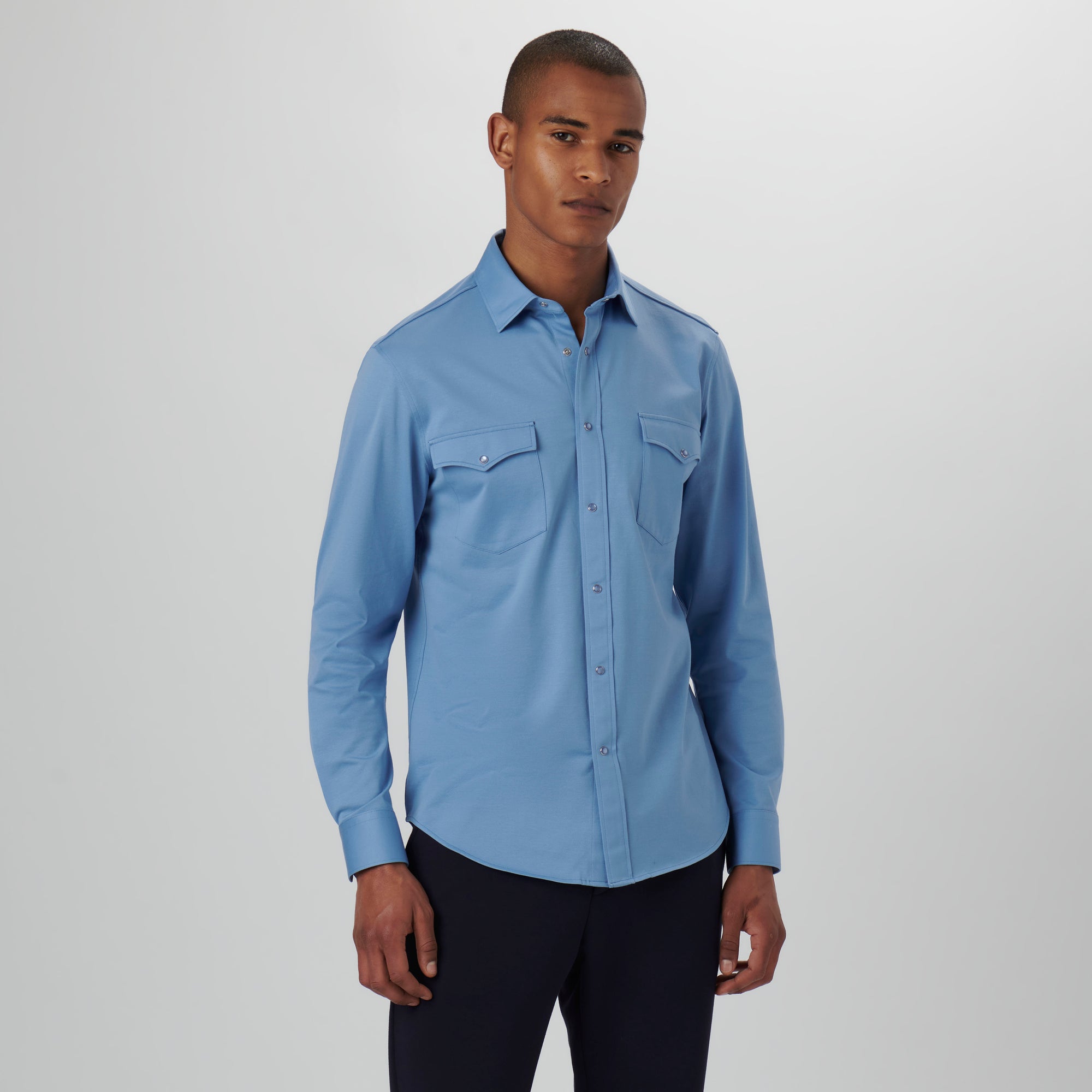 Bill Solid OoohCotton Western Shirt