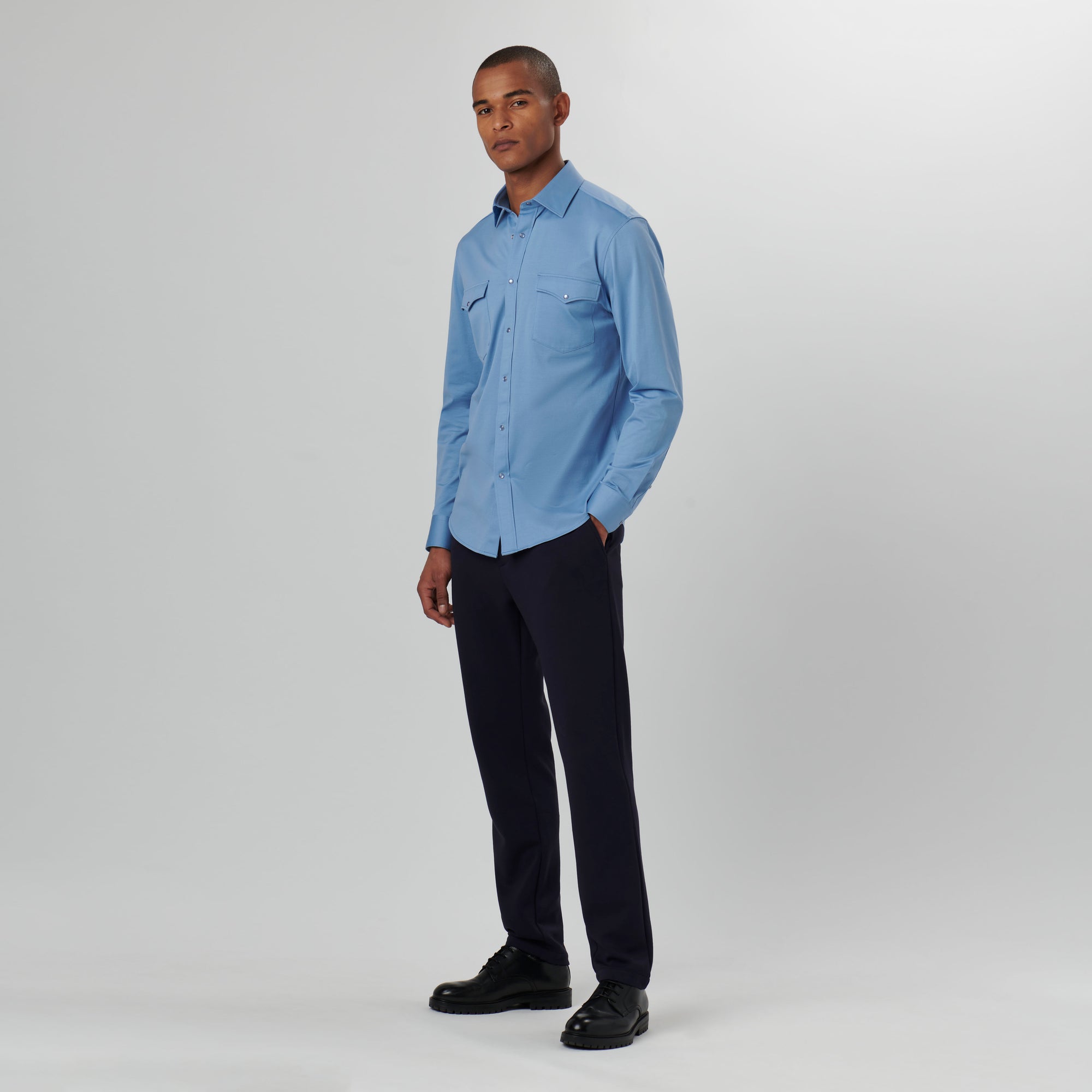 Bill Solid OoohCotton Western Shirt