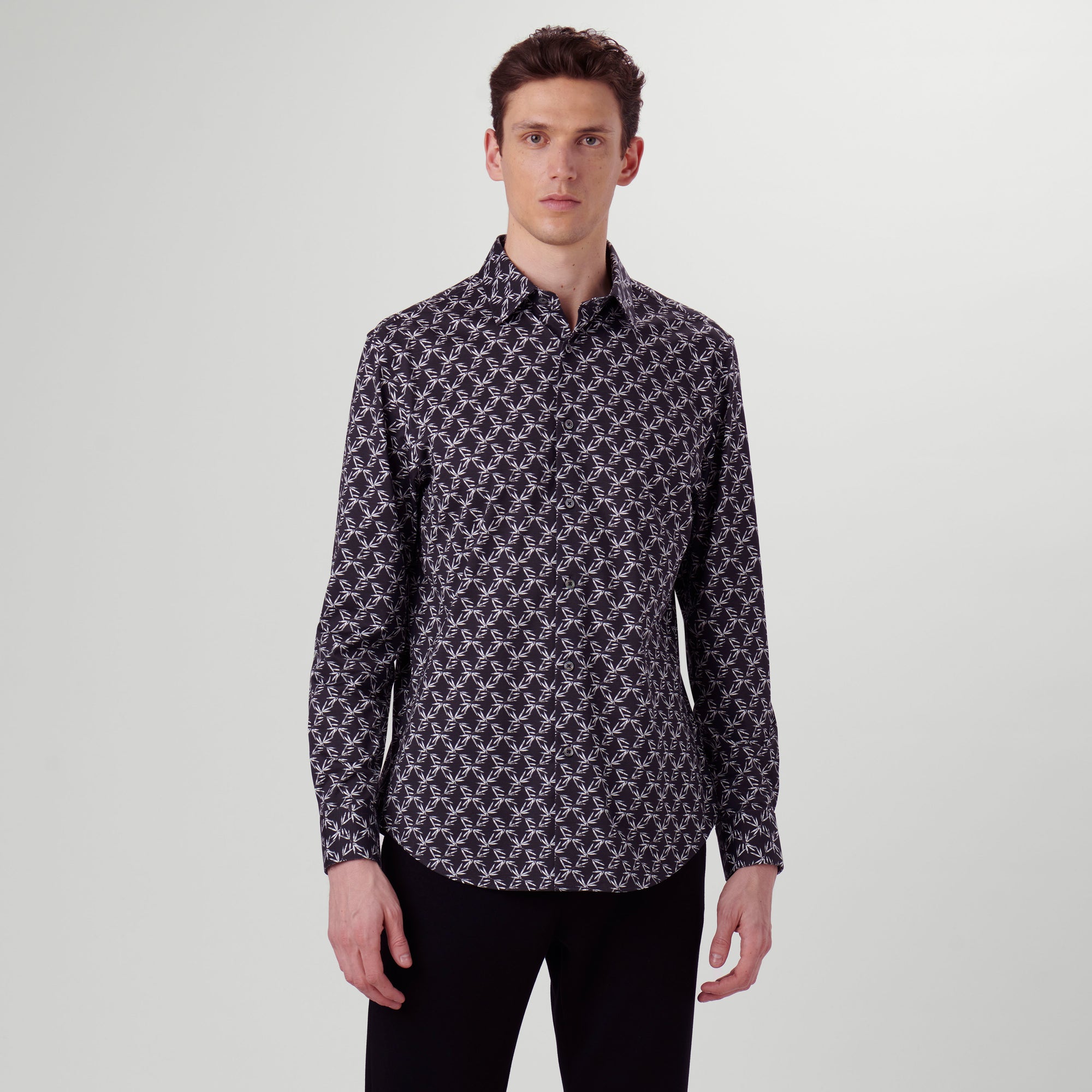 James Leaf Print OoohCotton Shirt
