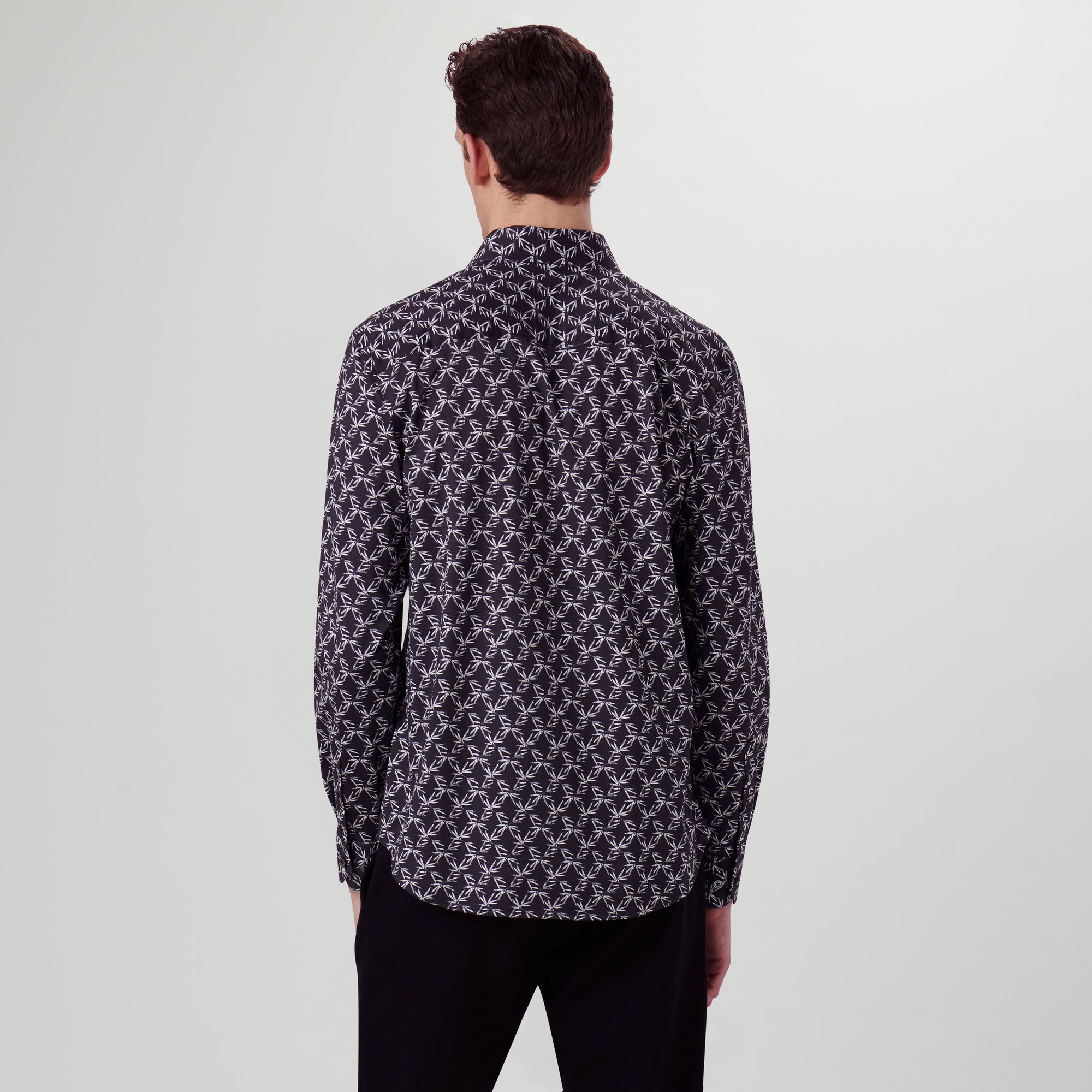 James Leaf Print OoohCotton Shirt
