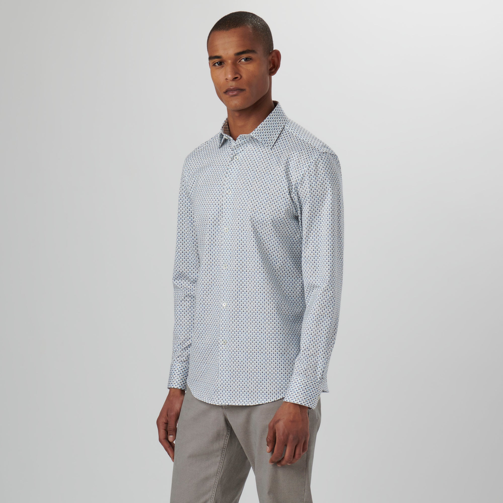 James Double Dot Print OoohCotton Shirt