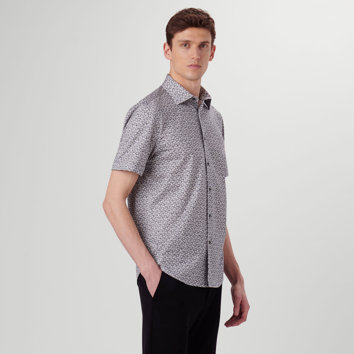 Miles Abstract OoohCotton Short Sleeve Shirt
