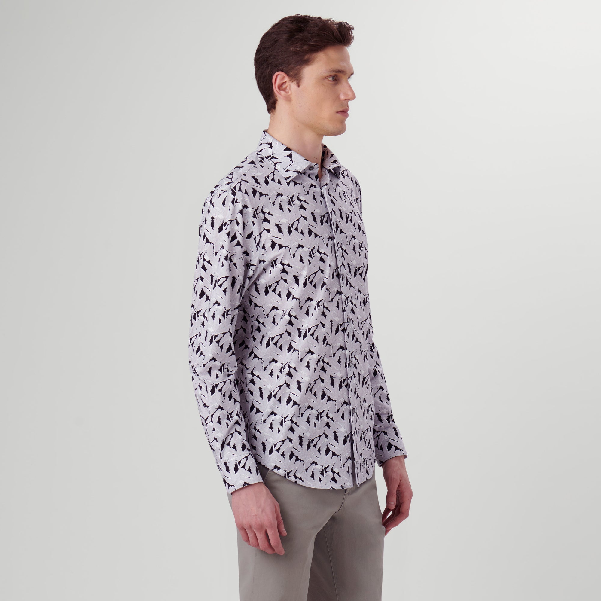 James Leaf Print OoohCotton Shirt