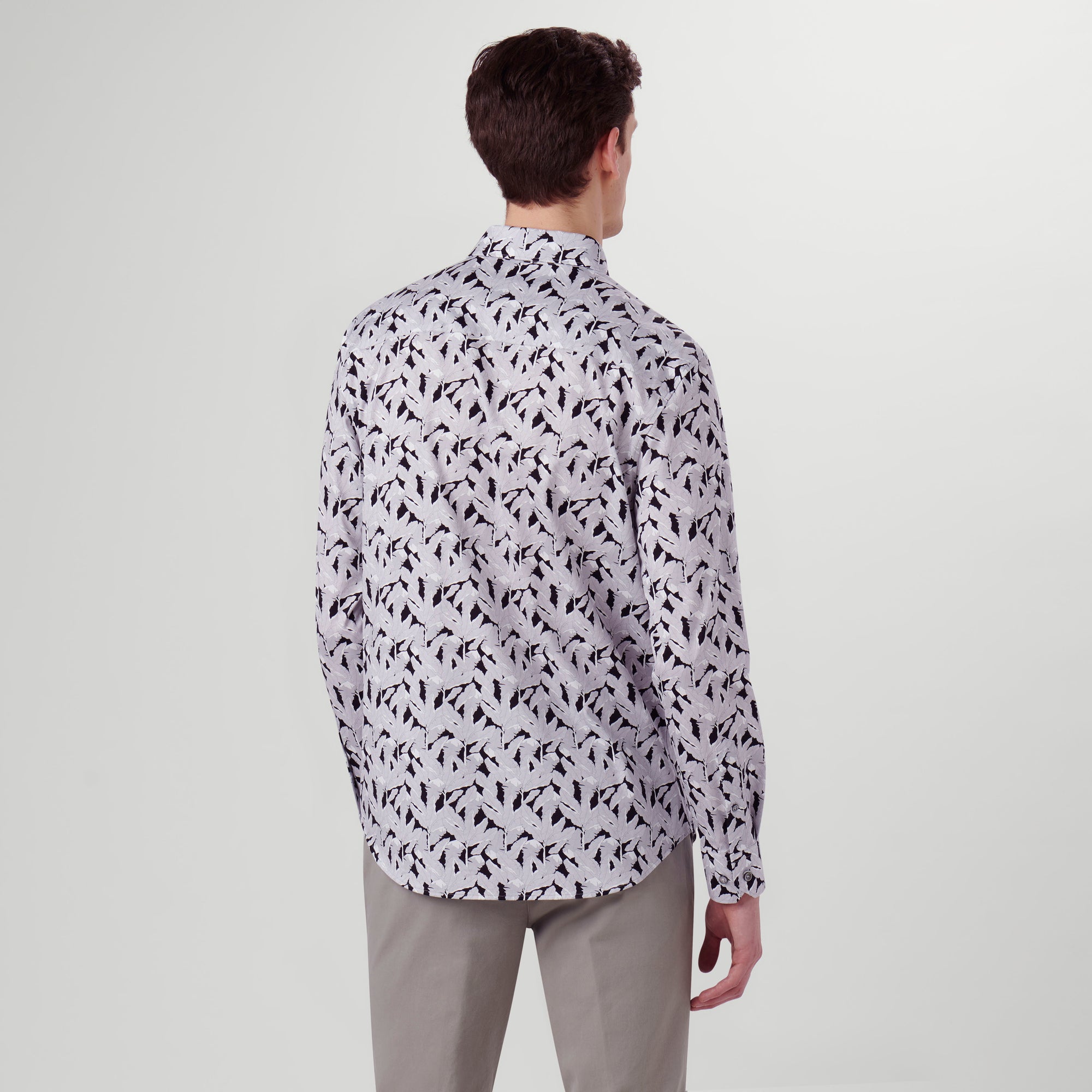 James Leaf Print OoohCotton Shirt