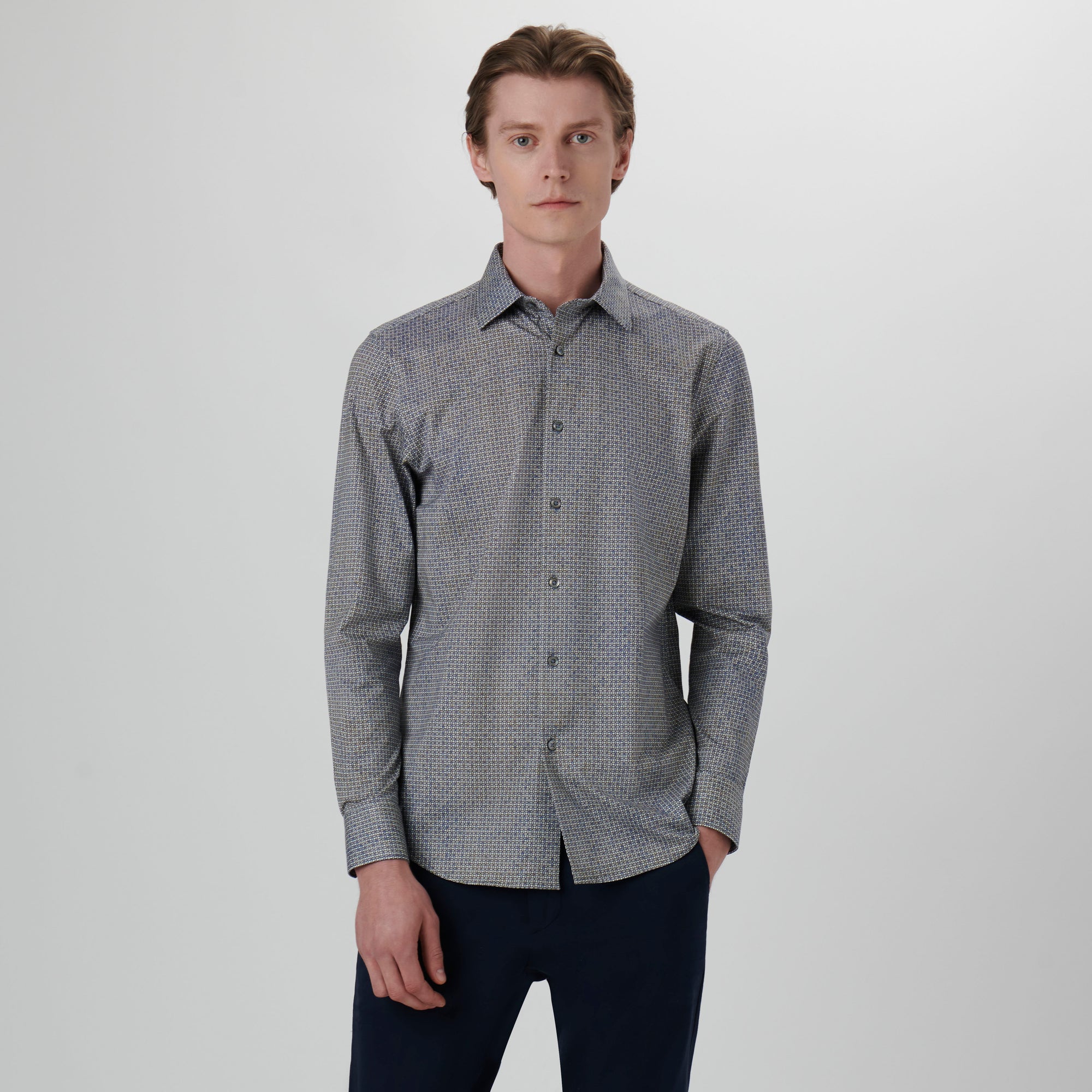 James Mosaic Print OoohCotton Shirt