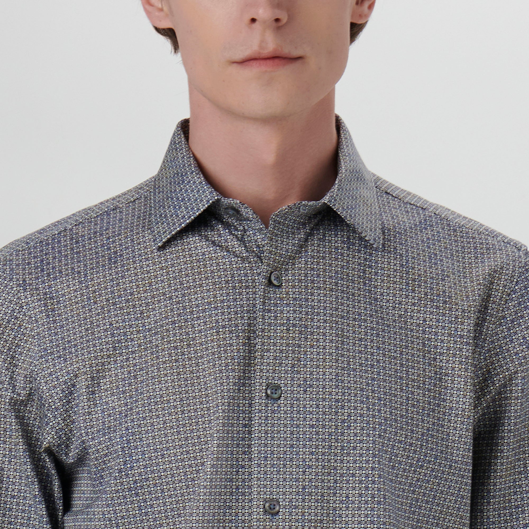 James Mosaic Print OoohCotton Shirt
