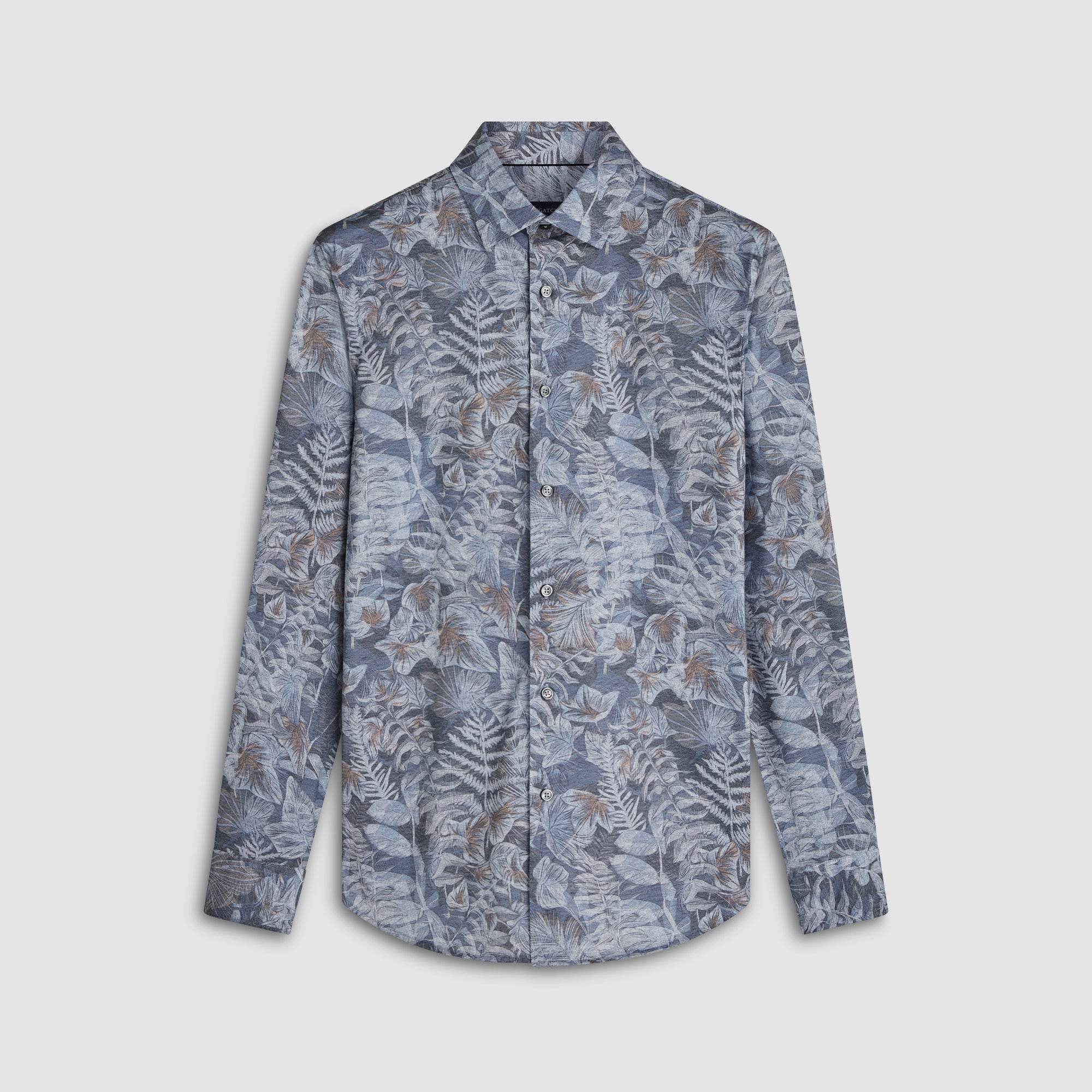 James Leaf Print OoohCotton Shirt