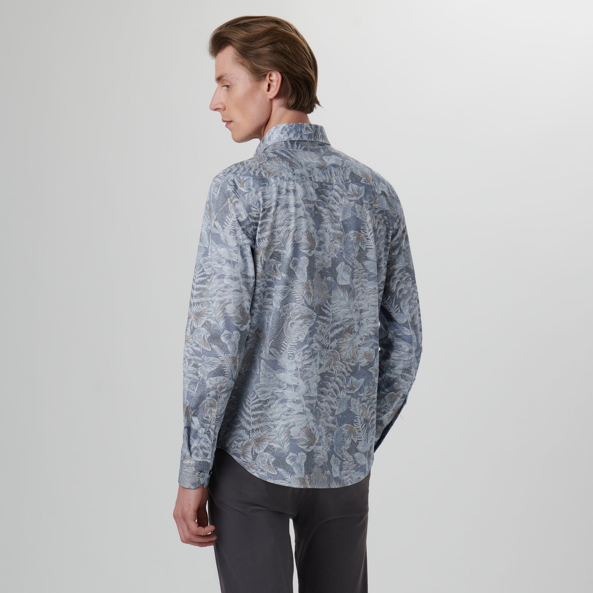 James Leaf Print OoohCotton Shirt