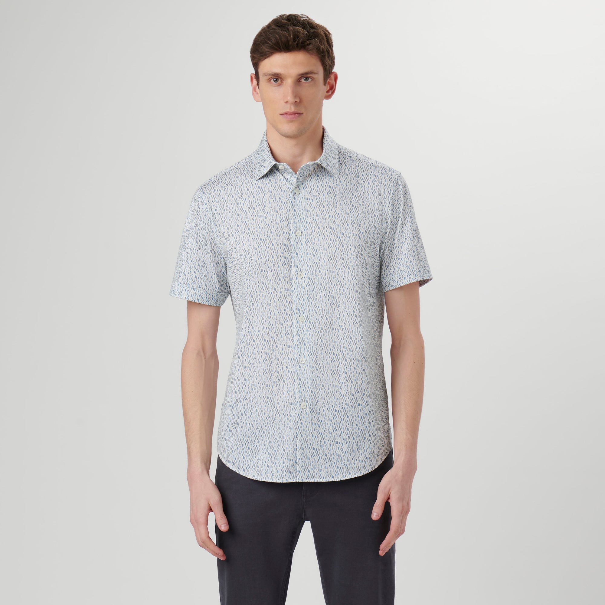 Miles Abstract OoohCotton Short Sleeve Shirt