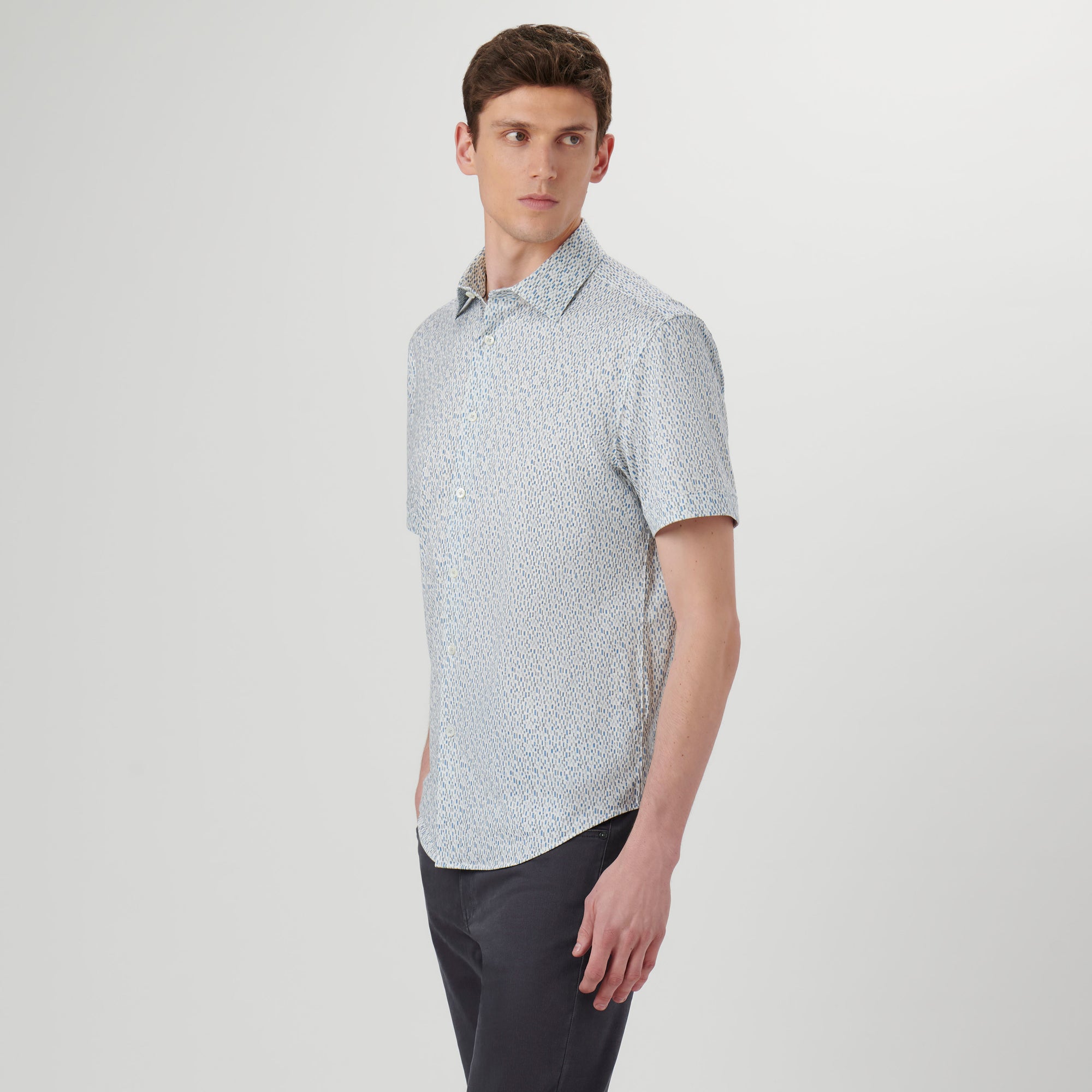 Miles Abstract OoohCotton Short Sleeve Shirt