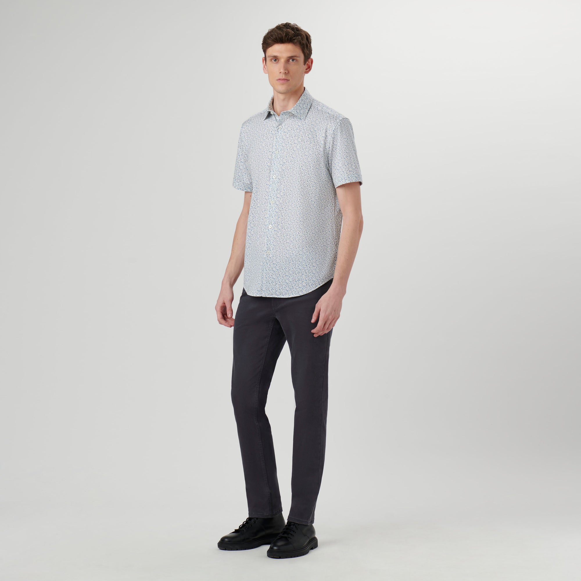 Miles Abstract OoohCotton Short Sleeve Shirt