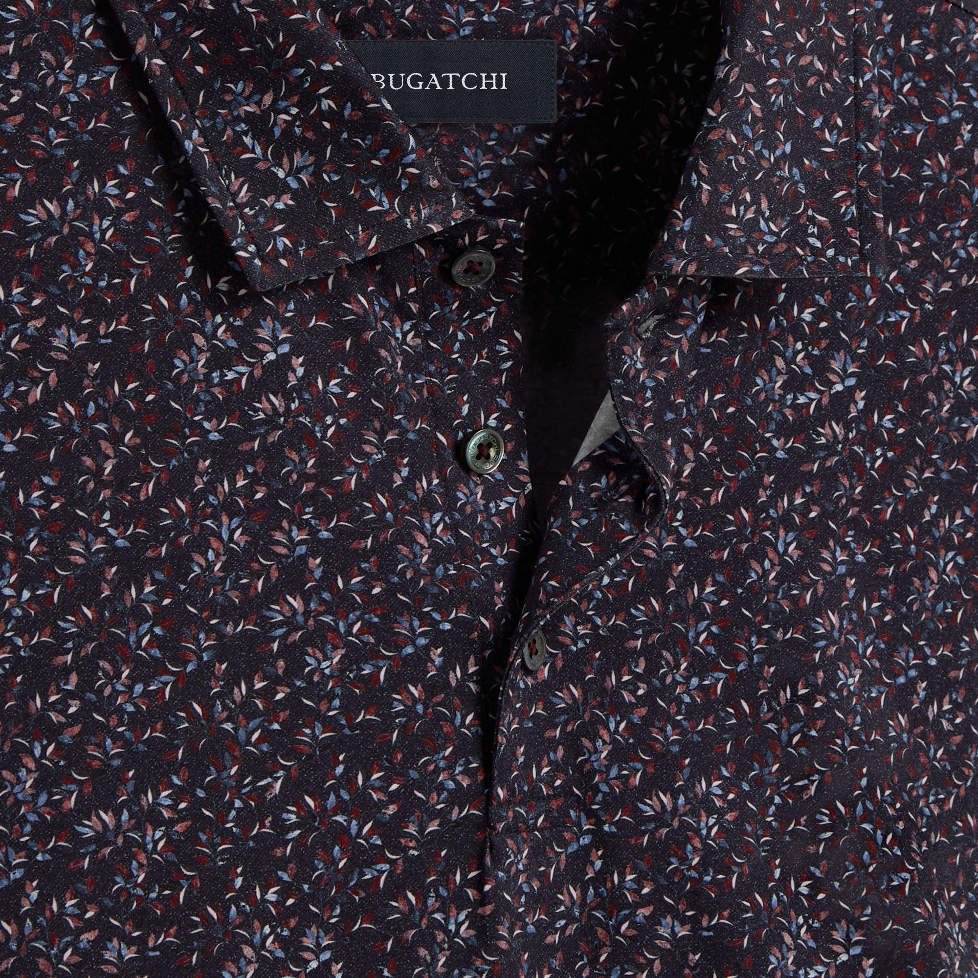 Victor Leaf Print OoohCotton Polo