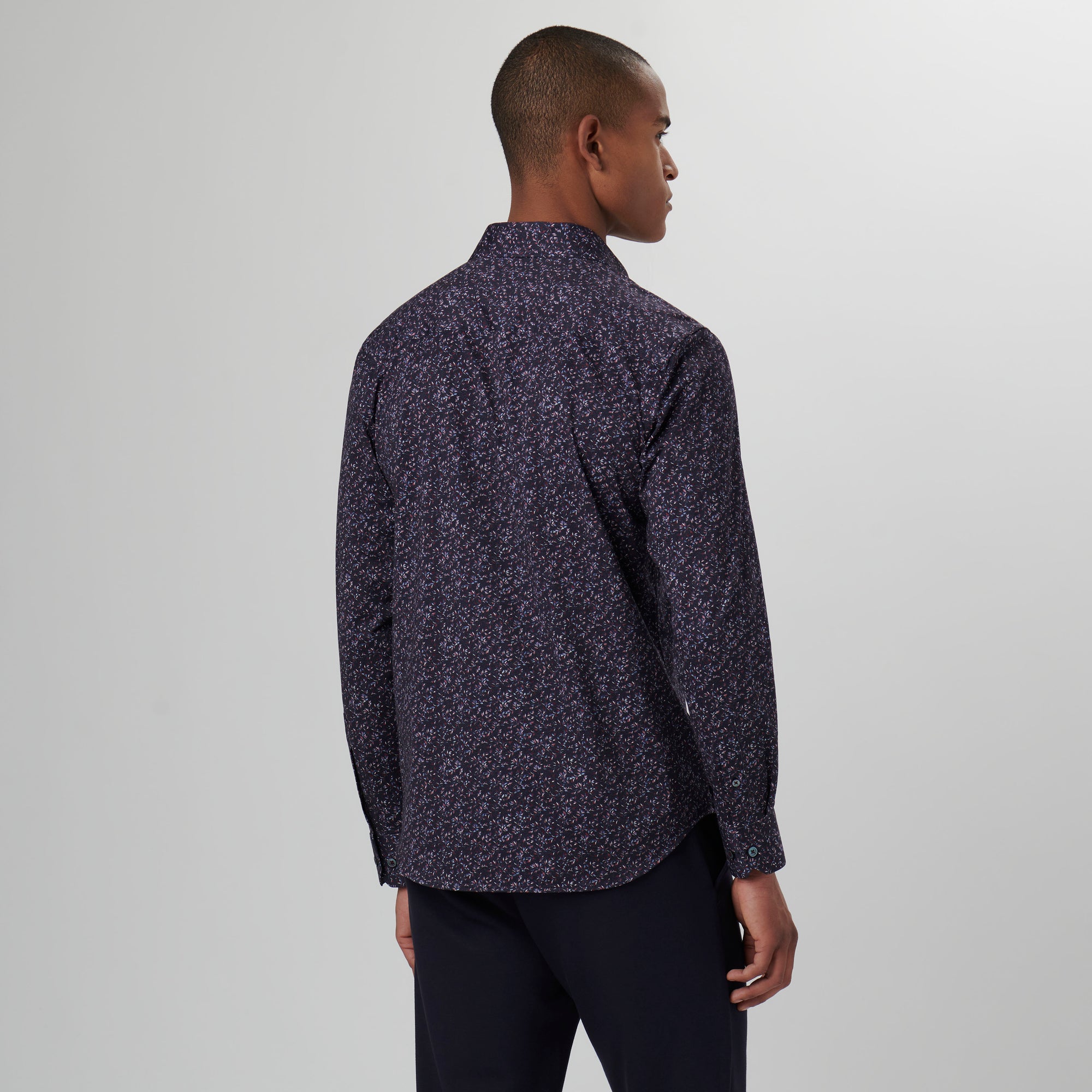 James Leaf Print OoohCotton Shirt