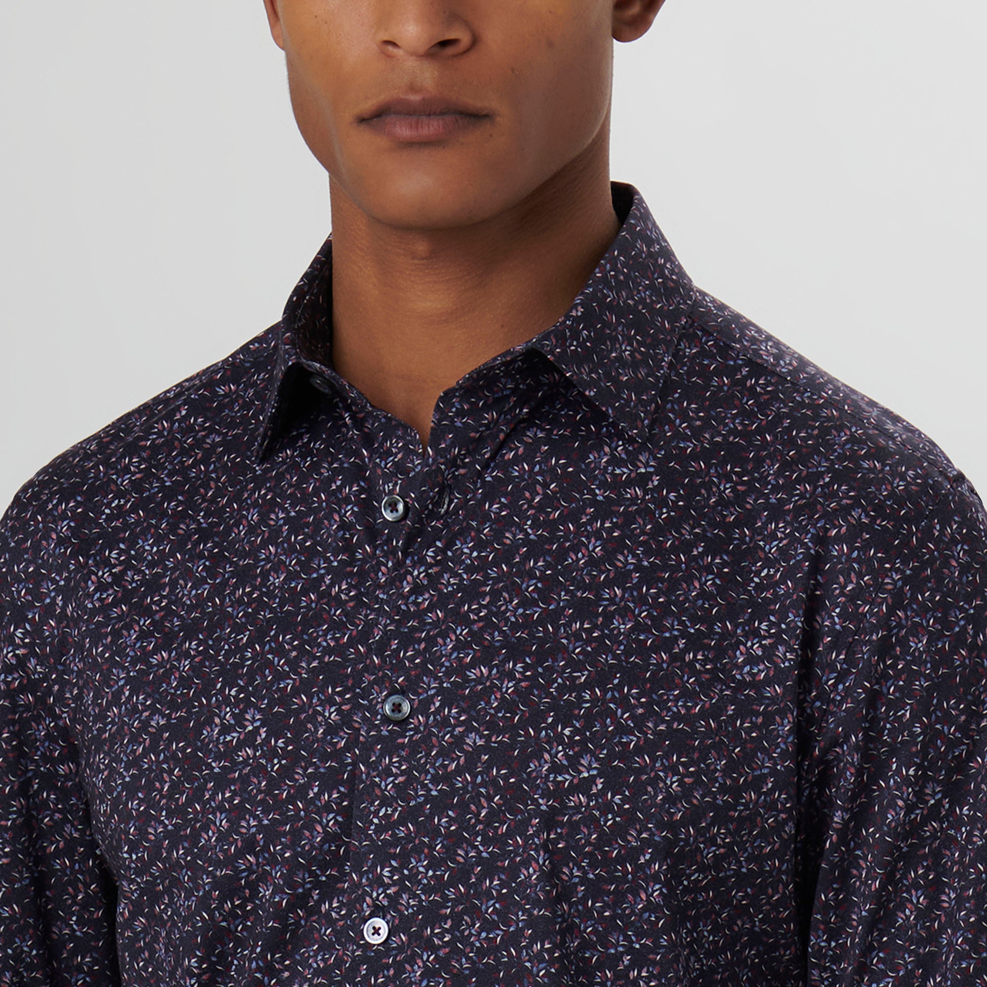 James Leaf Print OoohCotton Shirt