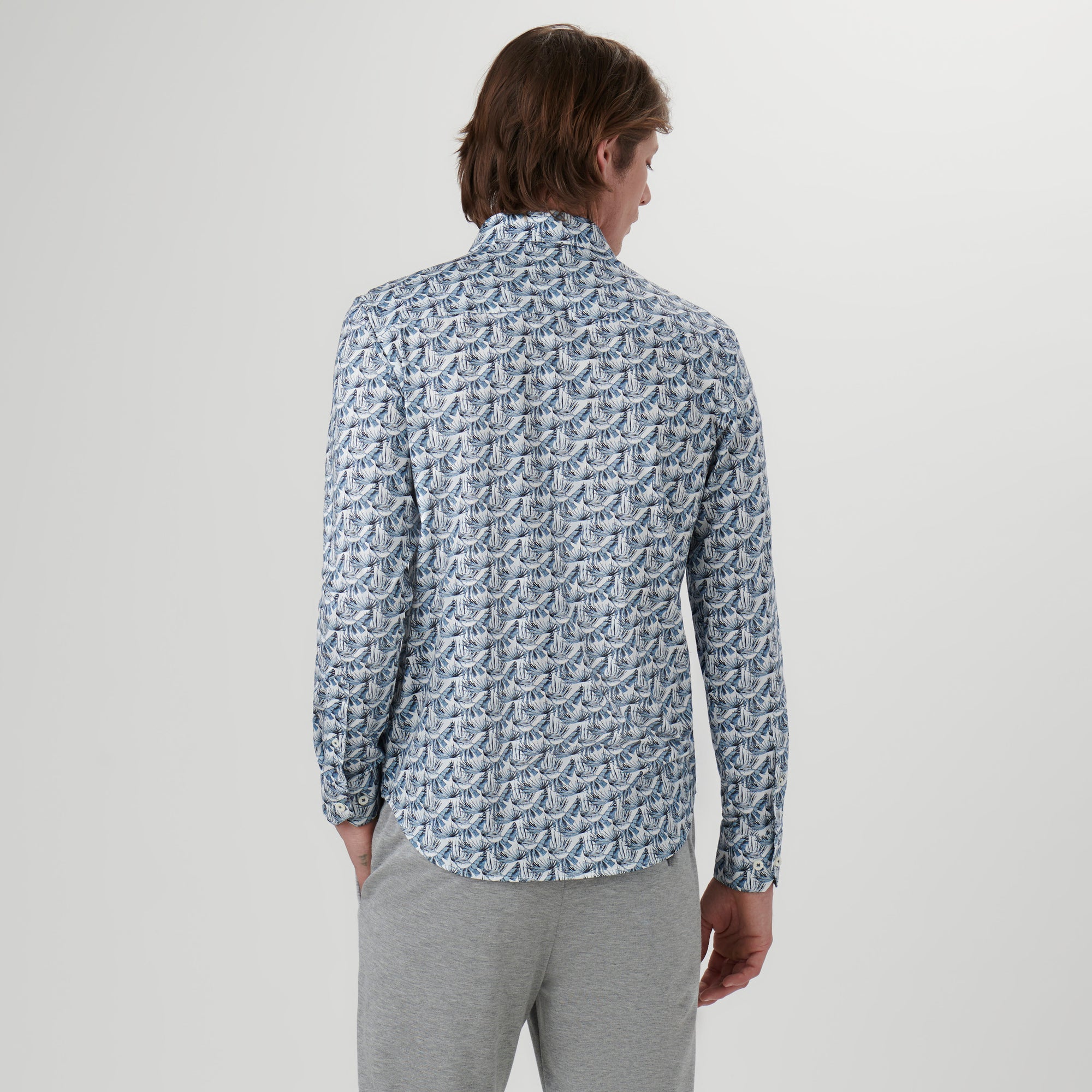James Leaf Print OoohCotton Shirt