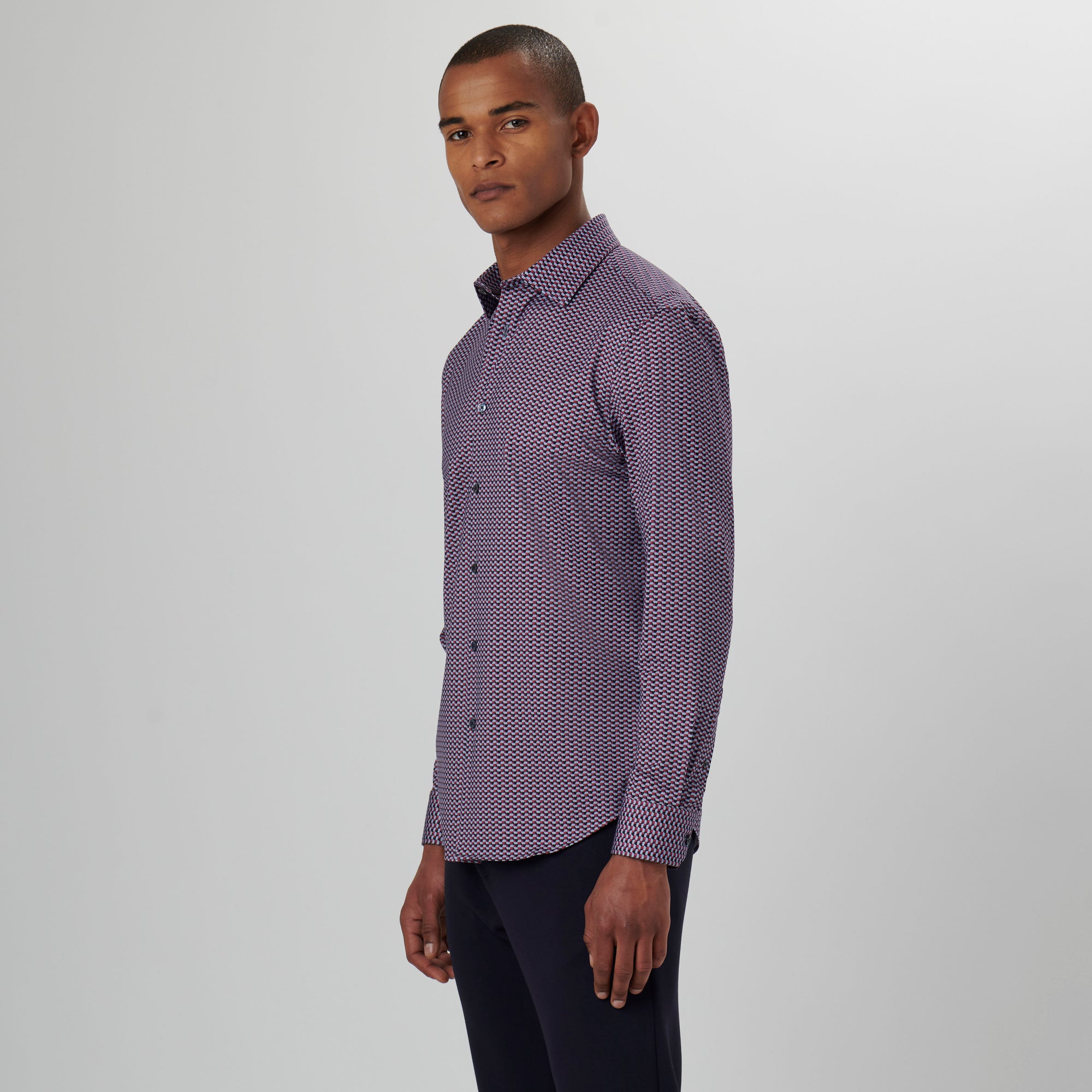 James Illusion Print OoohCotton Shirt