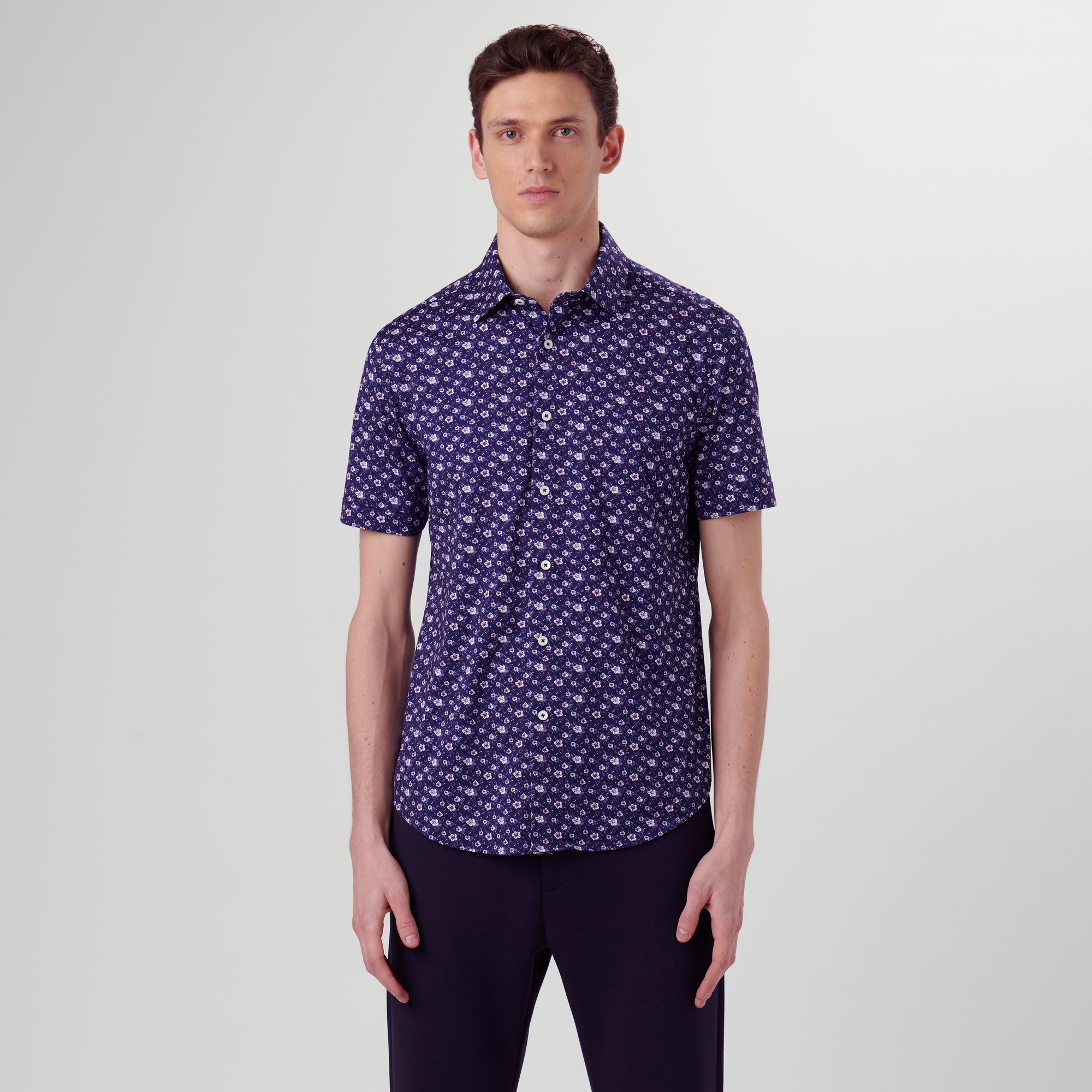 Miles Floral OoohCotton Short Sleeve Shirt