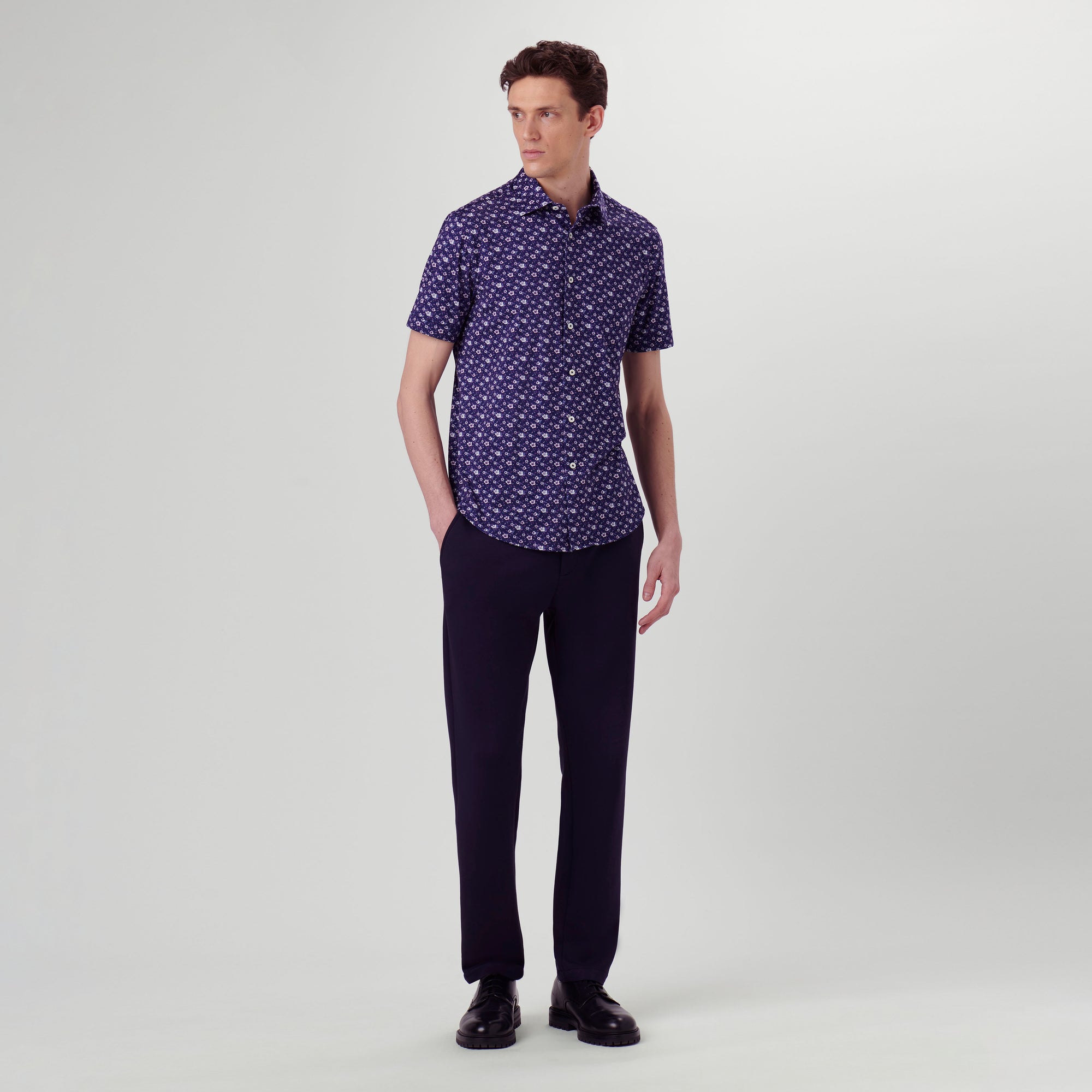 Miles Floral OoohCotton Short Sleeve Shirt