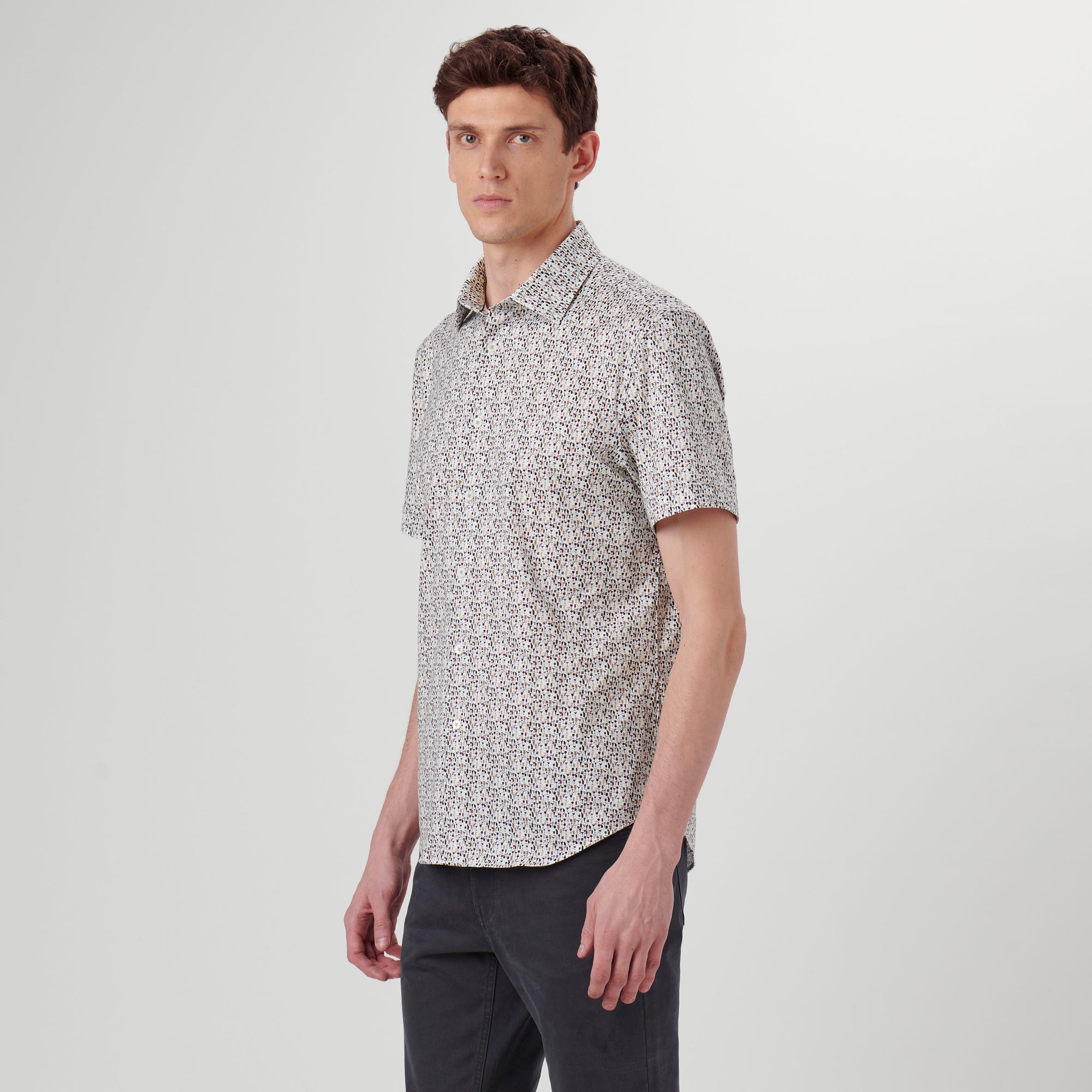 Miles Cocktail Drinks OoohCotton Short Sleeve Shirt