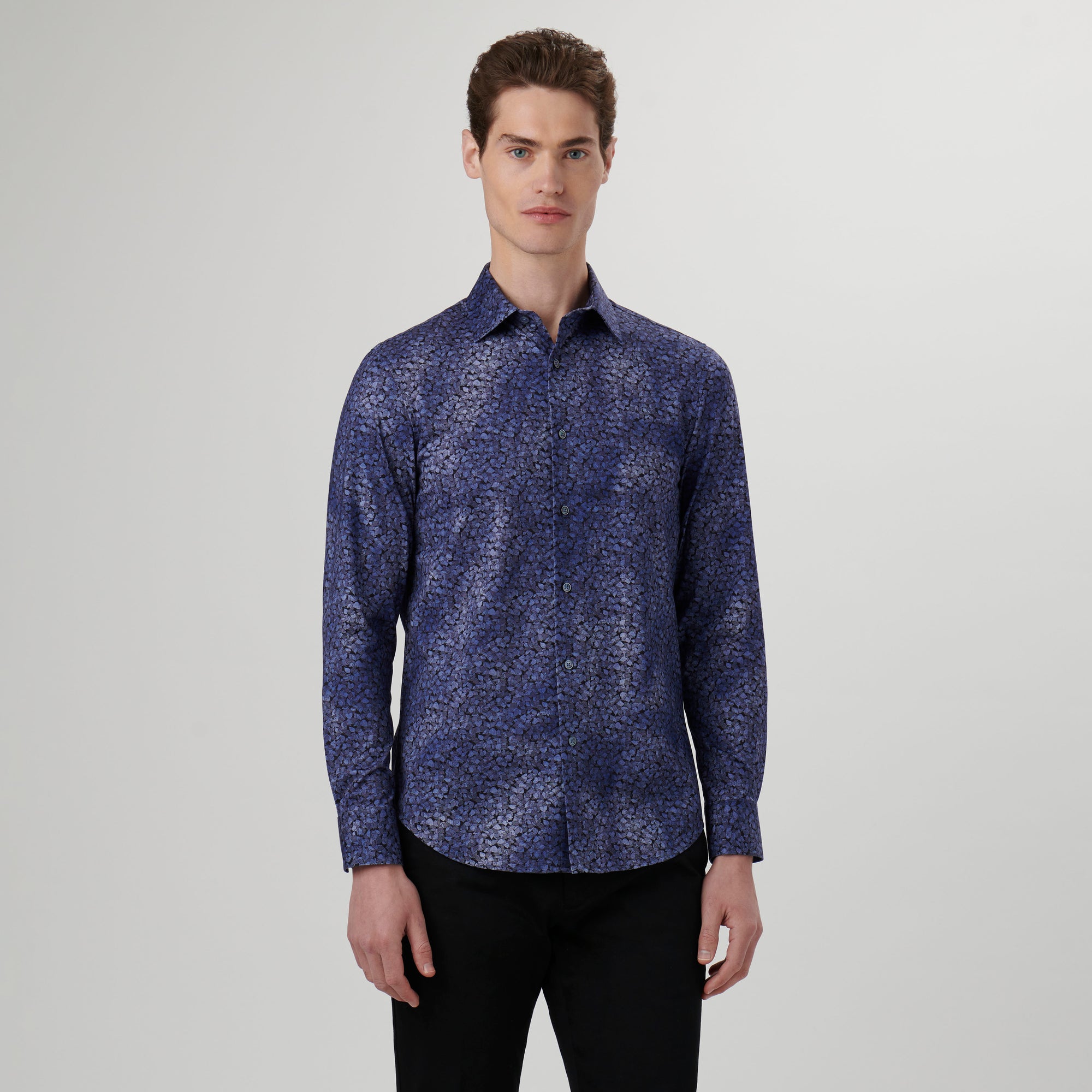 James Leaf Print OoohCotton Shirt