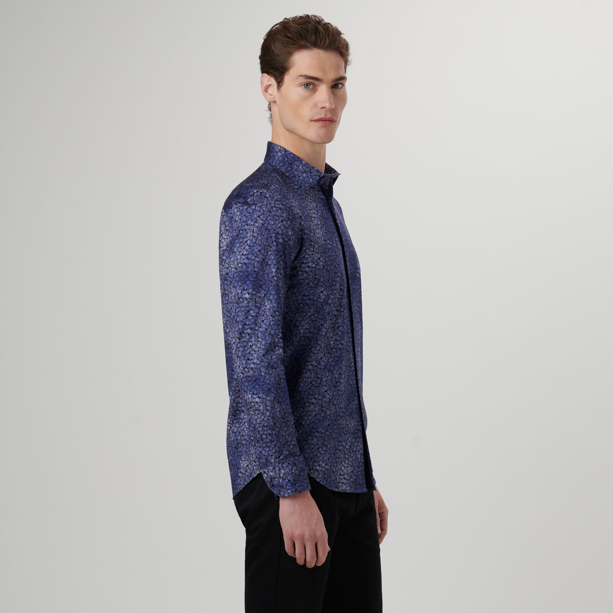 James Leaf Print OoohCotton Shirt