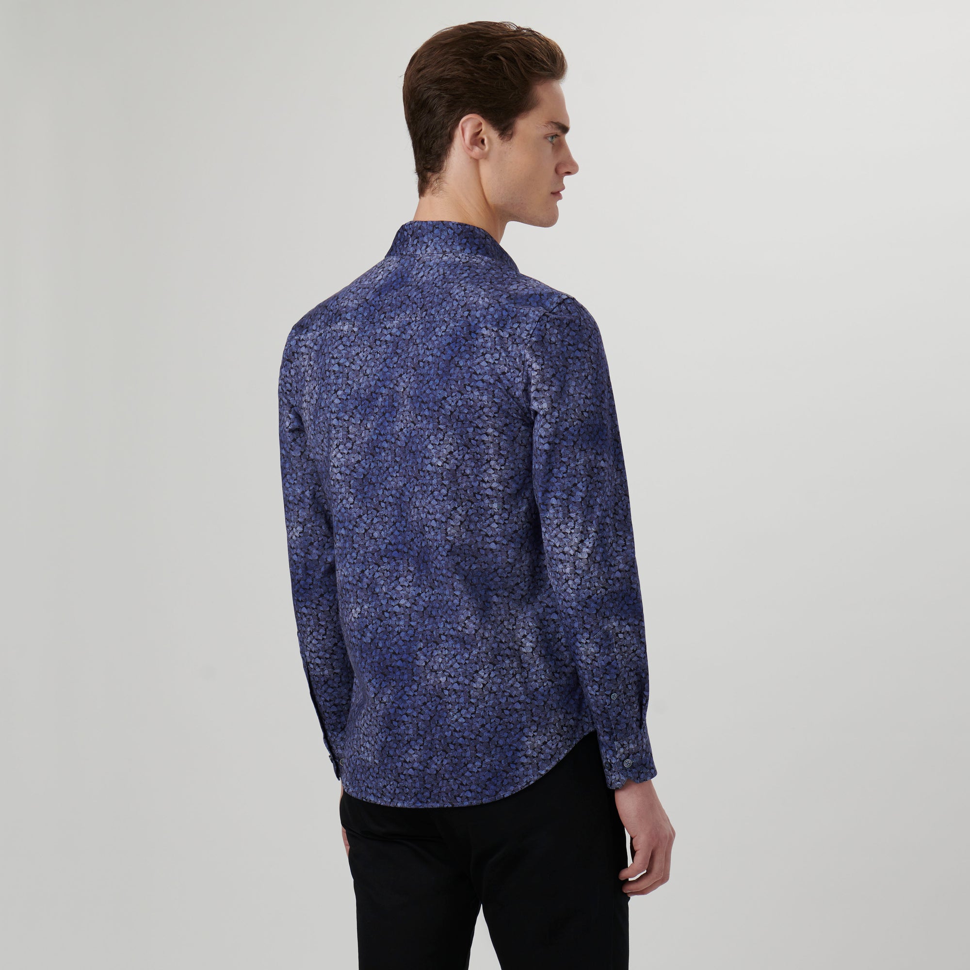 James Leaf Print OoohCotton Shirt