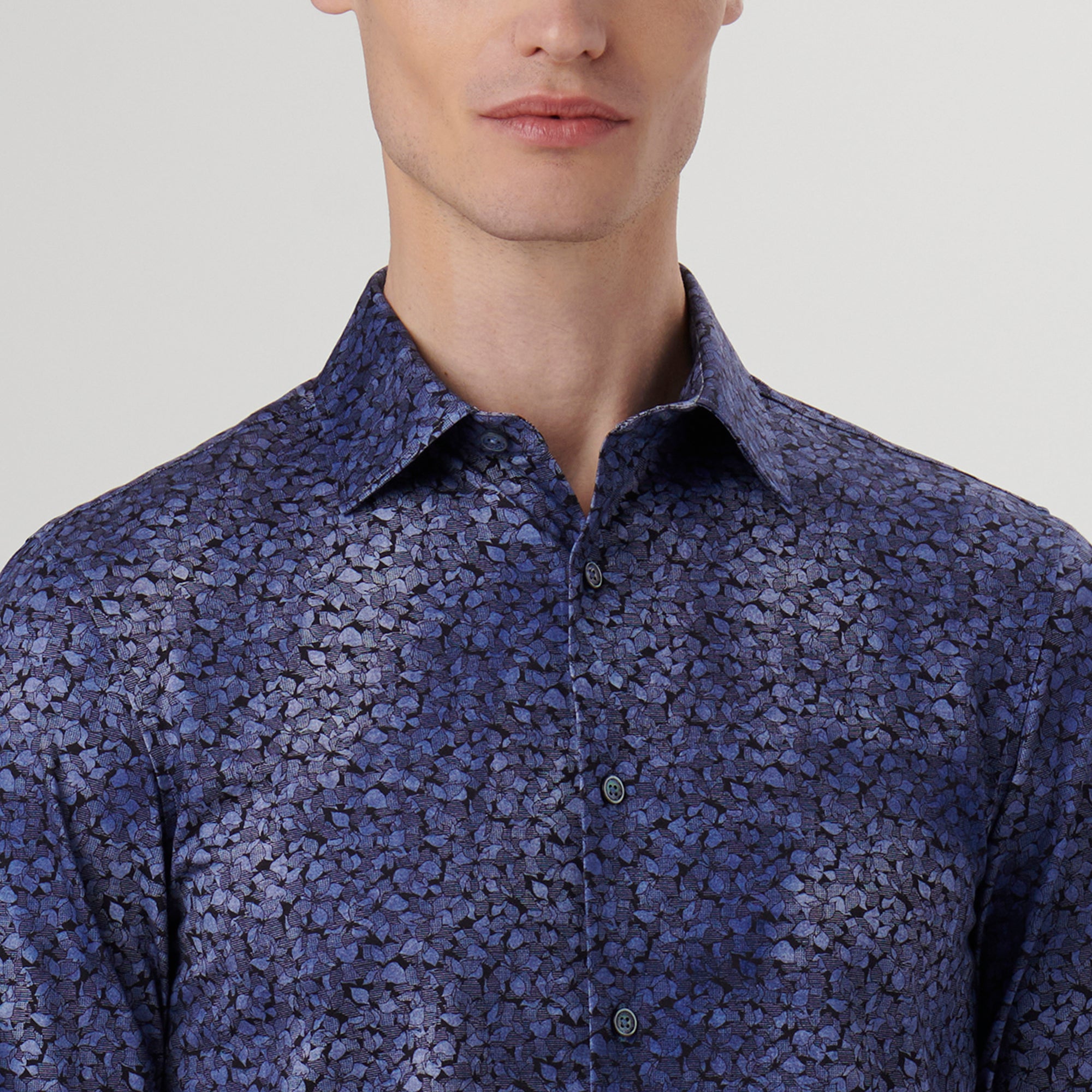 James Leaf Print OoohCotton Shirt