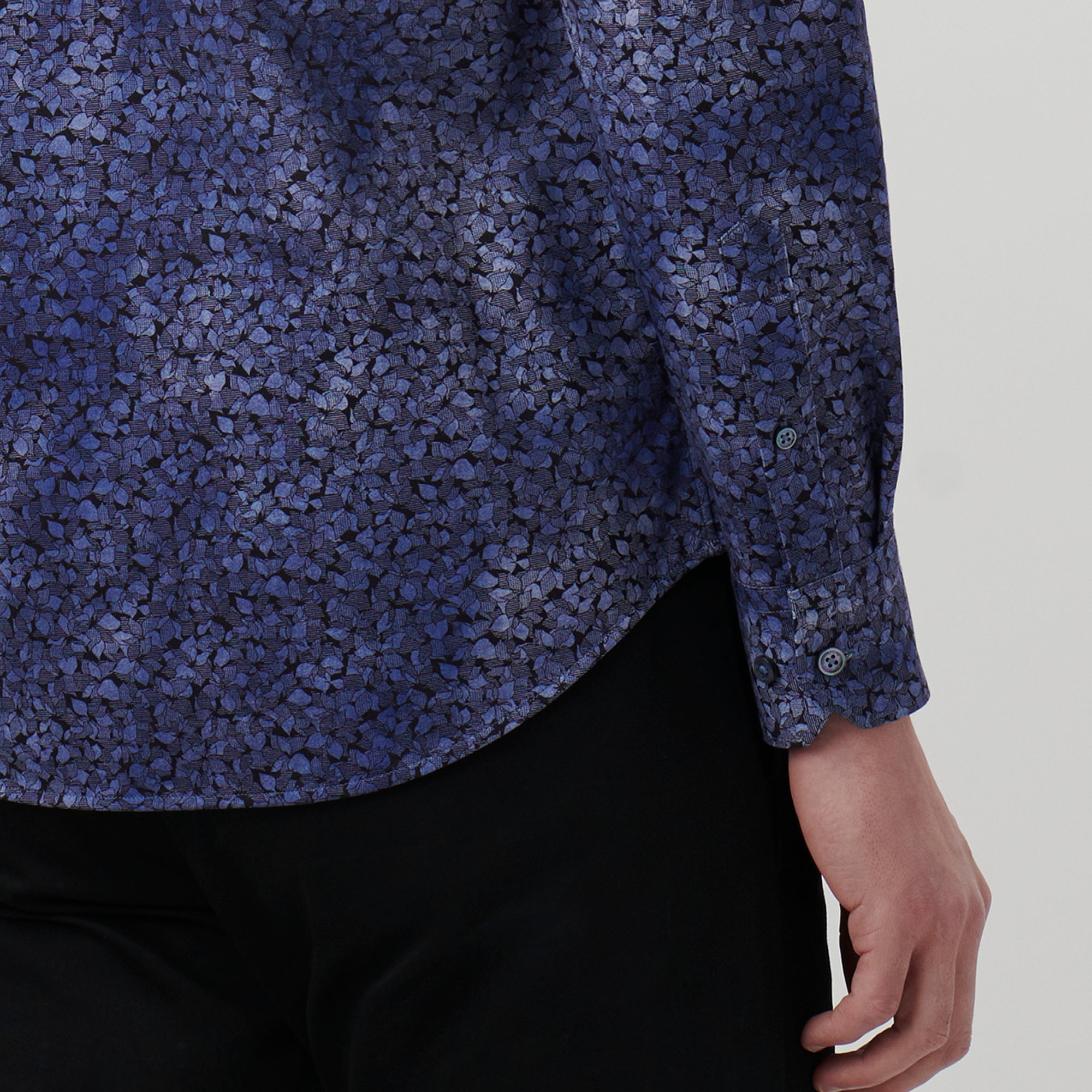 James Leaf Print OoohCotton Shirt