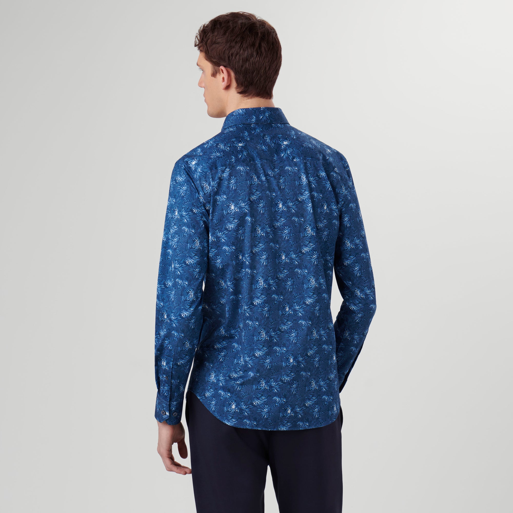 James Leaf Print OoohCotton Shirt