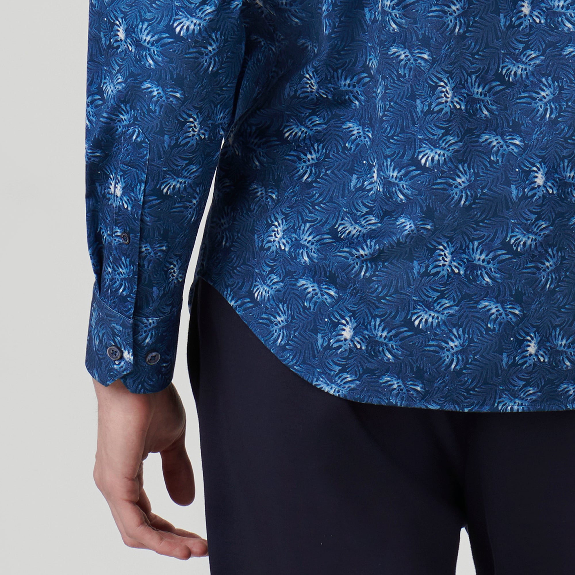 James Leaf Print OoohCotton Shirt