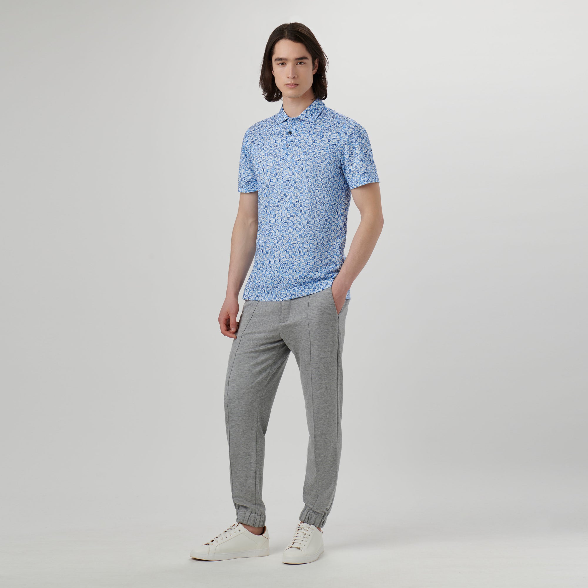 Victor Mosaic Print OoohCotton Polo