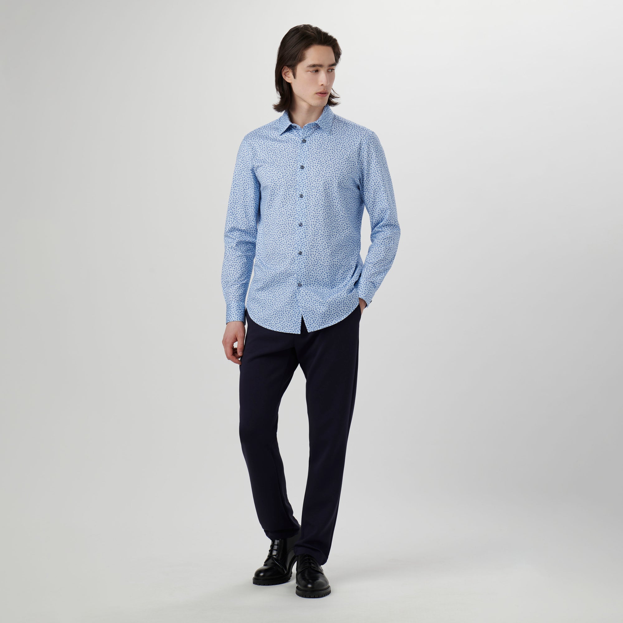 James Abstract Print OoohCotton Shirt
